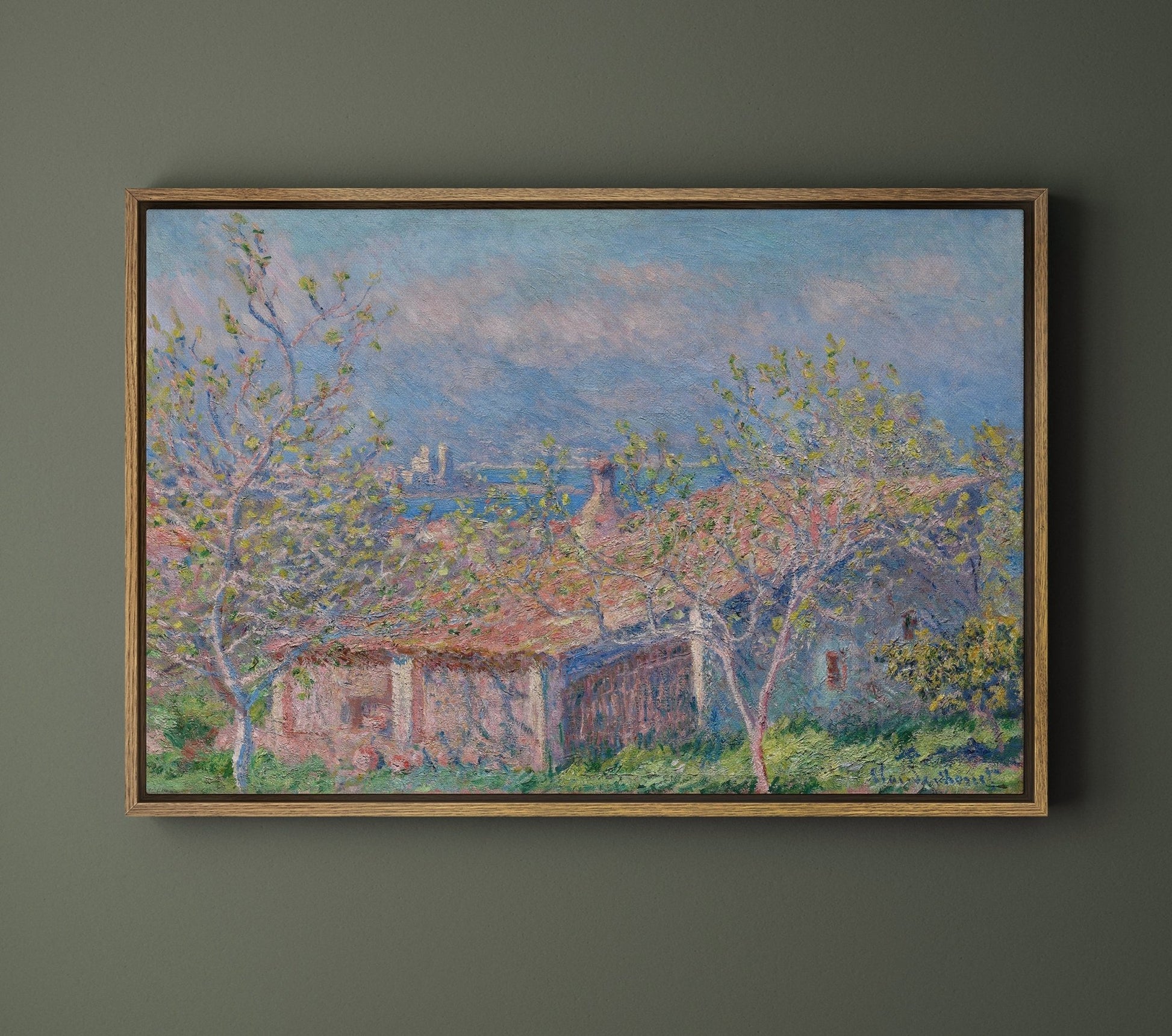 Claude Monet VII - EasySugerClaude Monet VIIFramed Canvas PrintsEasySugerEasySugerClaude Monet VII24x16Natural