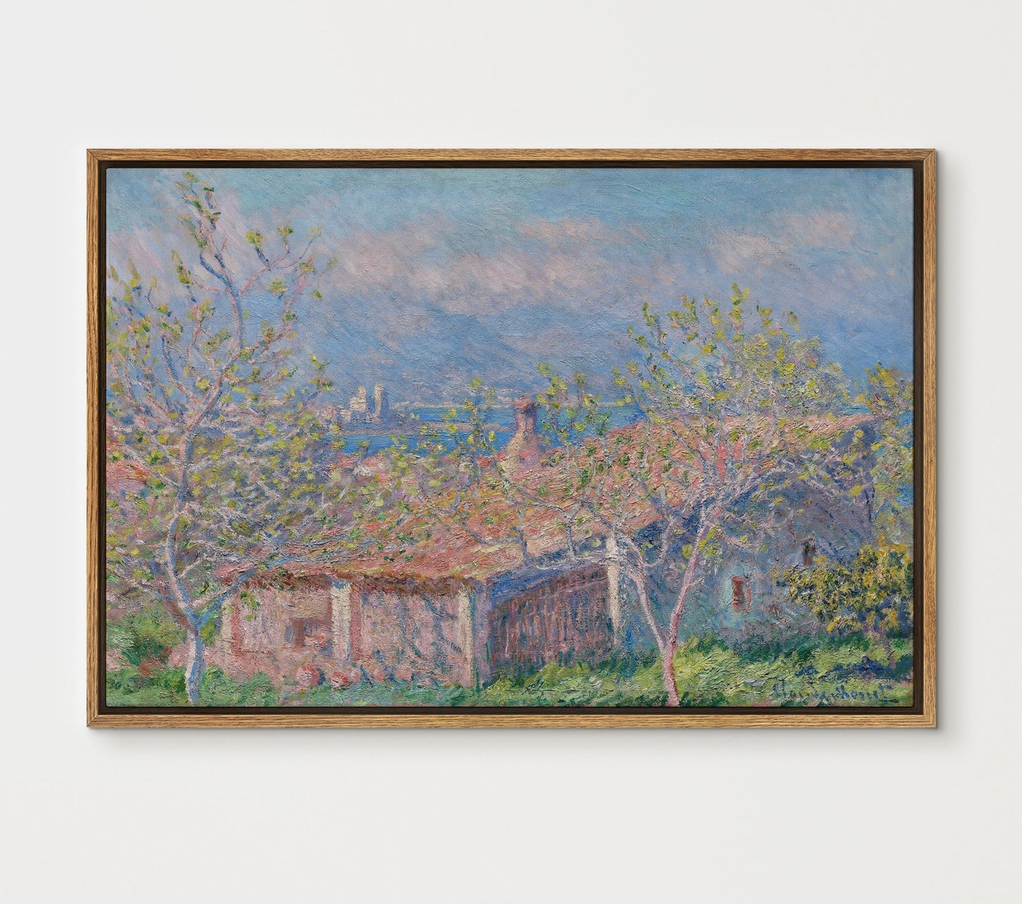 Claude Monet VII - EasySugerClaude Monet VIIFramed Canvas PrintsEasySugerEasySugerClaude Monet VII24x16Walnut