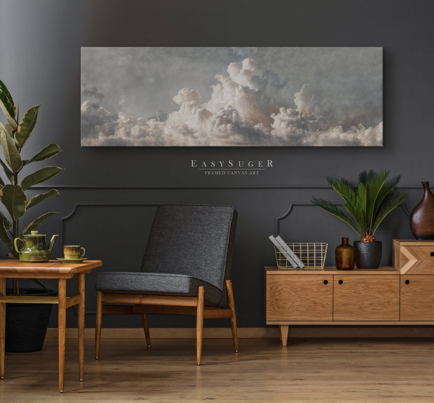 Cloudy Sky I - EasySugerCloudy Sky IFramed Canvas PrintsEasySugerEasySugerCloudy Sky I36x12Premuim Gallery Wrap