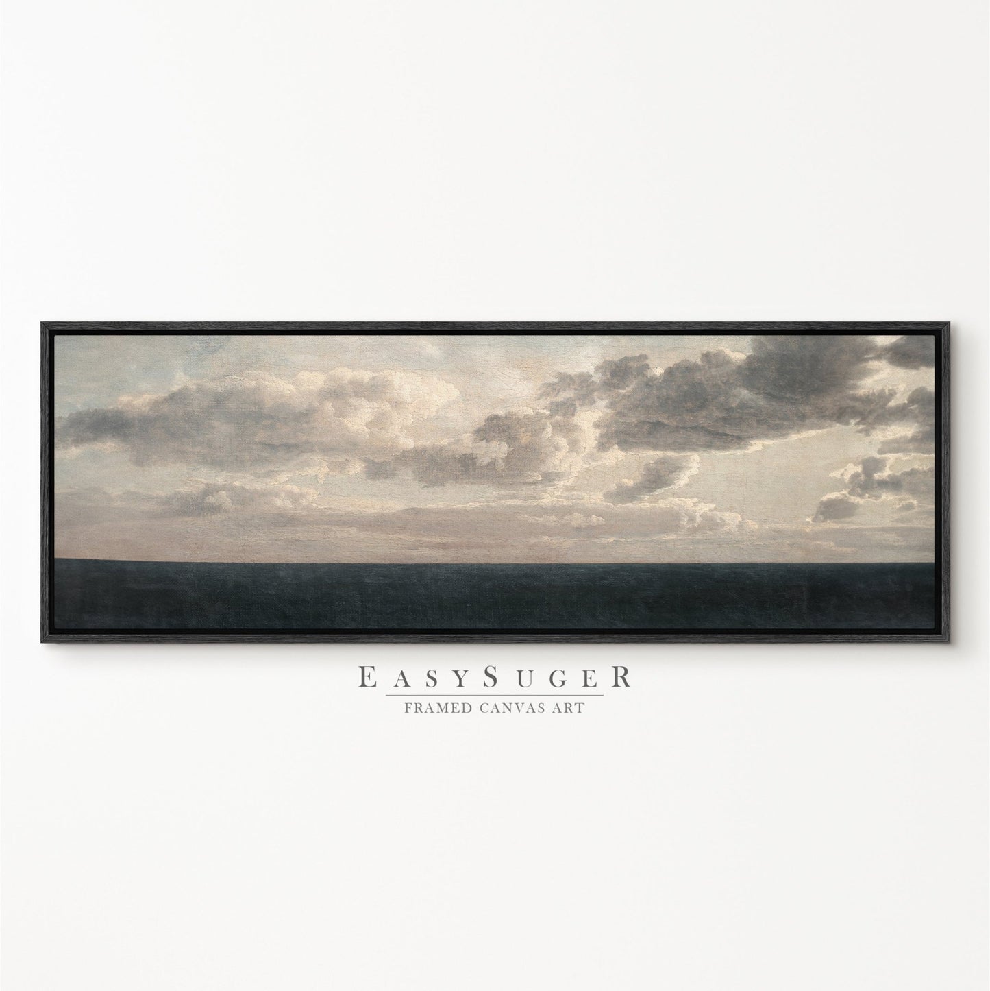 Cloudy Sky II - EasySugerCloudy Sky IIFramed Canvas PrintsEasySugerEasySugerCloudy Sky II36x12Black