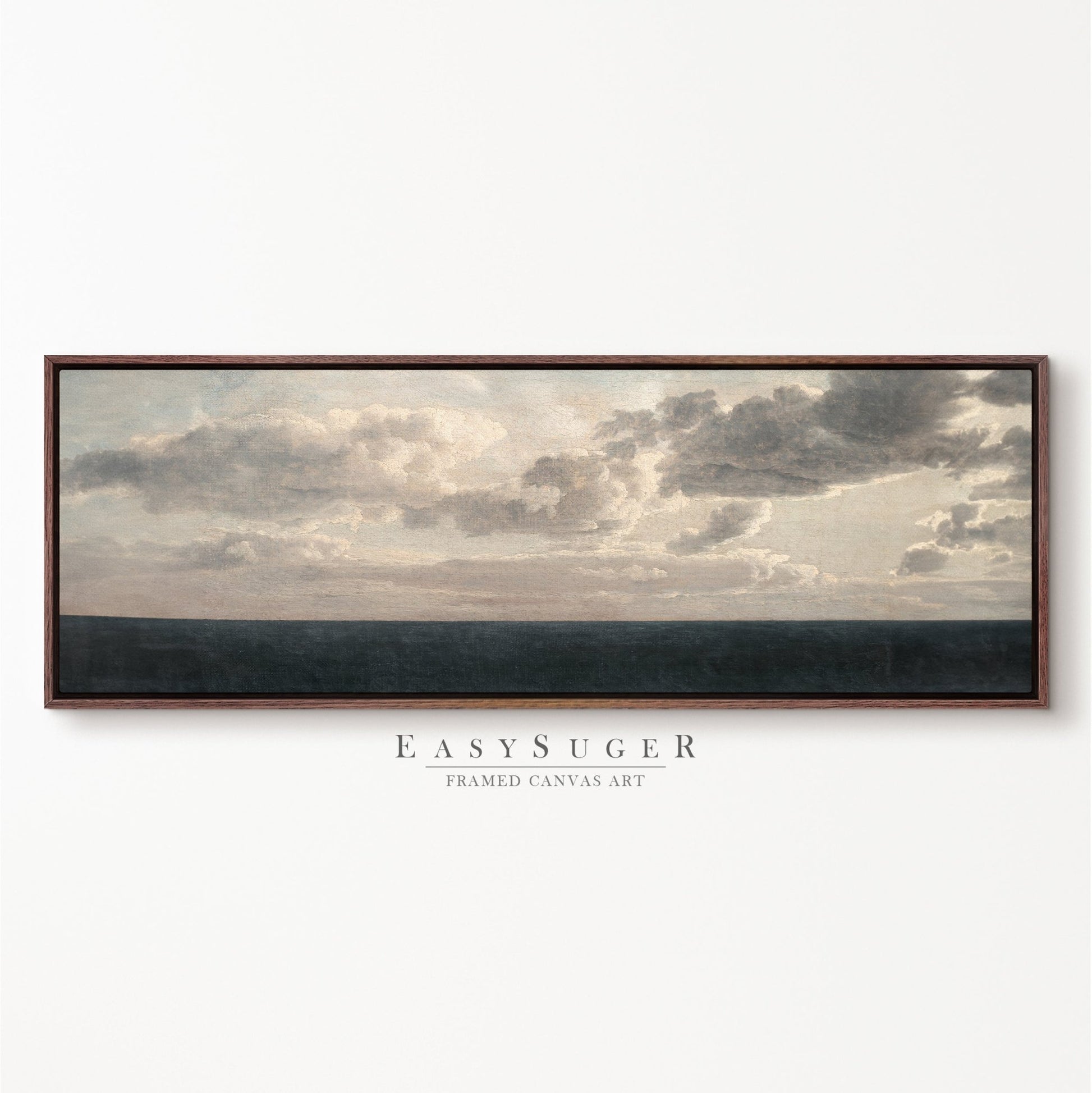 Cloudy Sky II - EasySugerCloudy Sky IIFramed Canvas PrintsEasySugerEasySugerCloudy Sky II36x12Walnut