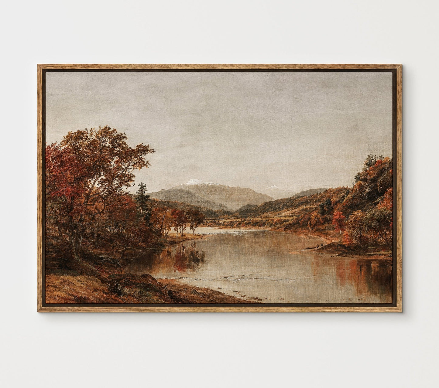 Fall Lakeside - EasySugerFall LakesideFramed Canvas PrintsEasySugerEasySugerFall Lakeside24x16Natural