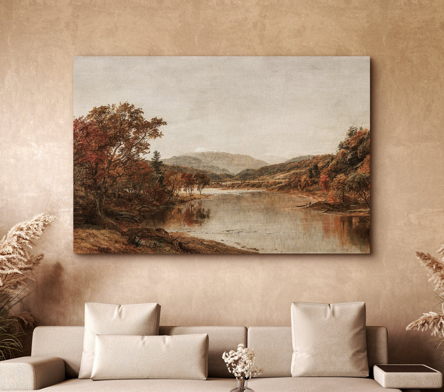 Fall Lakeside - EasySugerFall LakesideFramed Canvas PrintsEasySugerEasySugerFall Lakeside24x16Premuim Gallery Wrap