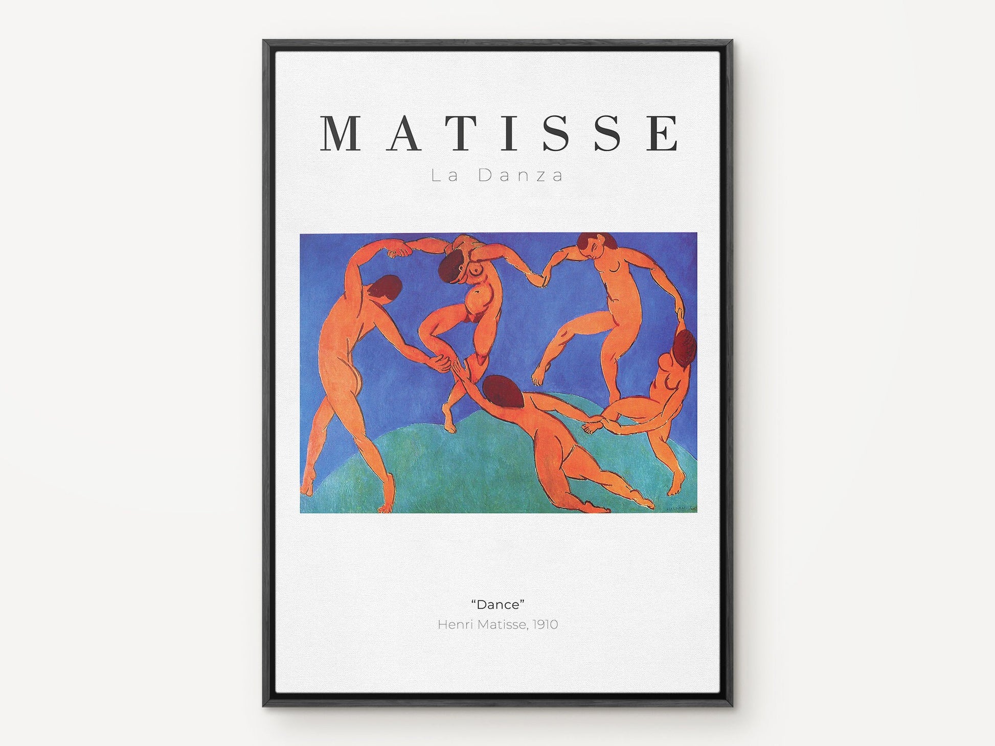 Henri Matisse The Dance, Matisse canvas wall art , Modern framed wall art for bedroom, living room and dining room (with hanging kit)