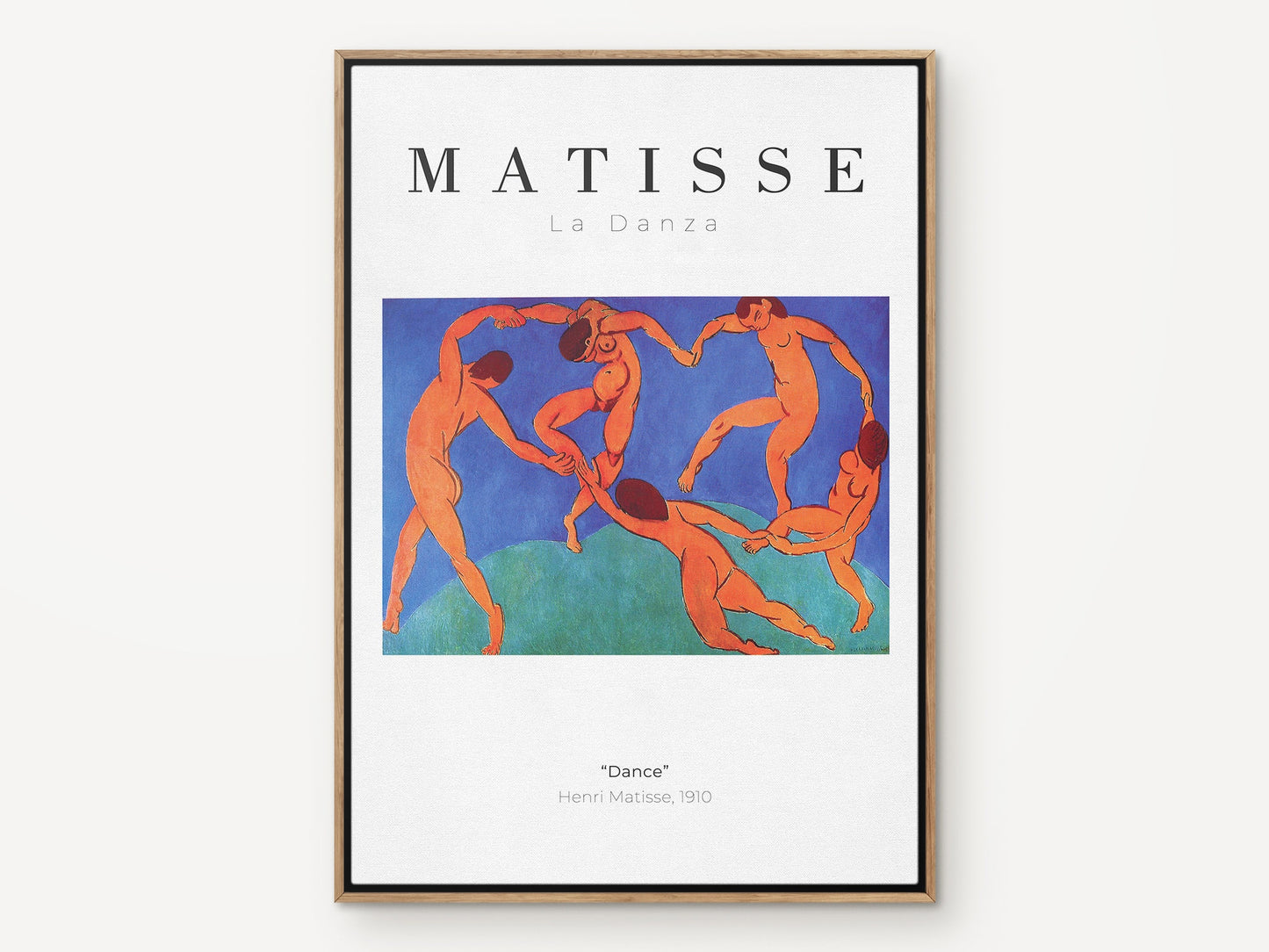 Henri Matisse The Dance, Matisse canvas wall art , Modern framed wall art for bedroom, living room and dining room (with hanging kit)