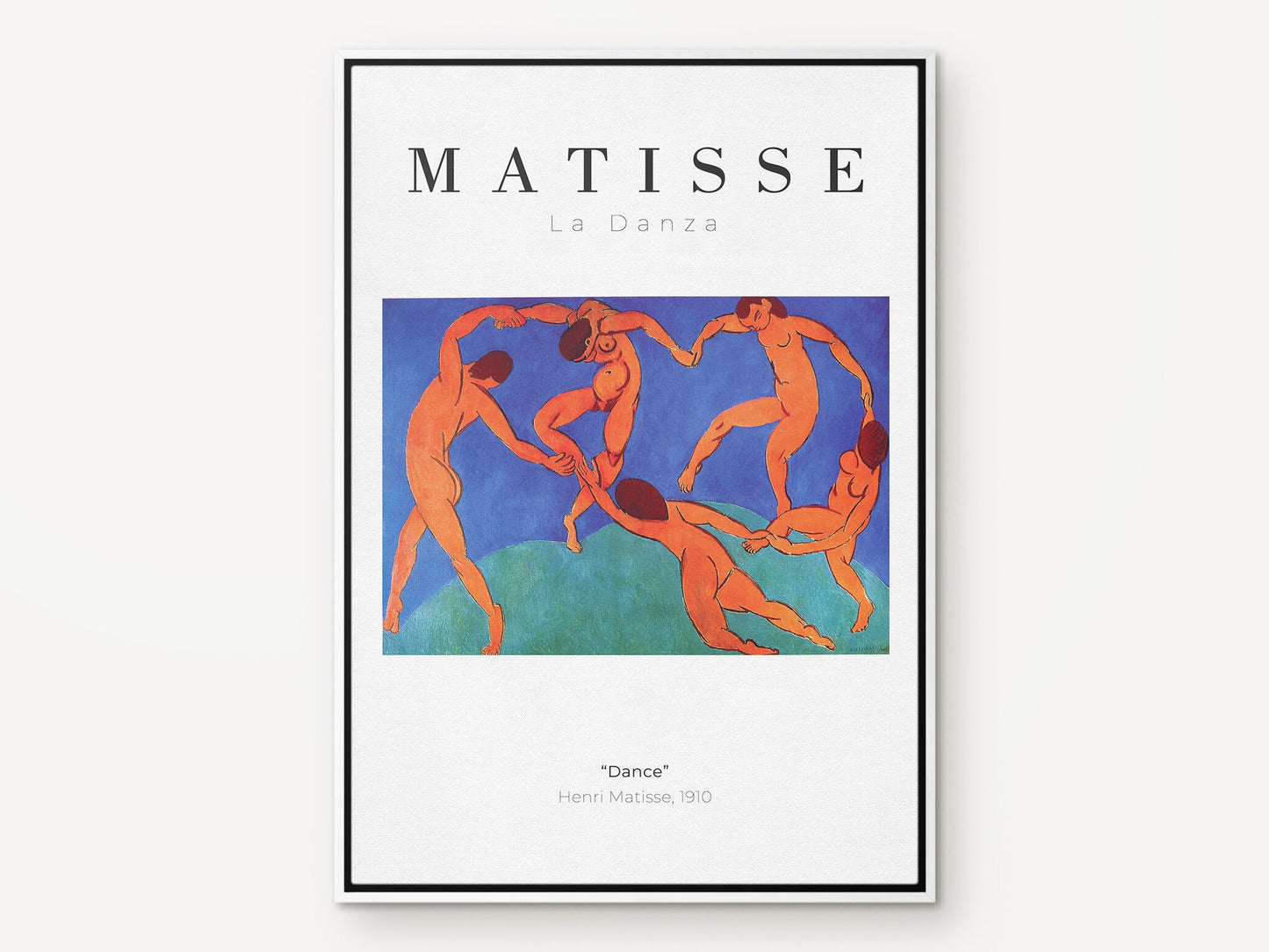 Henri Matisse The Dance, Matisse canvas wall art , Modern framed wall art for bedroom, living room and dining room (with hanging kit)