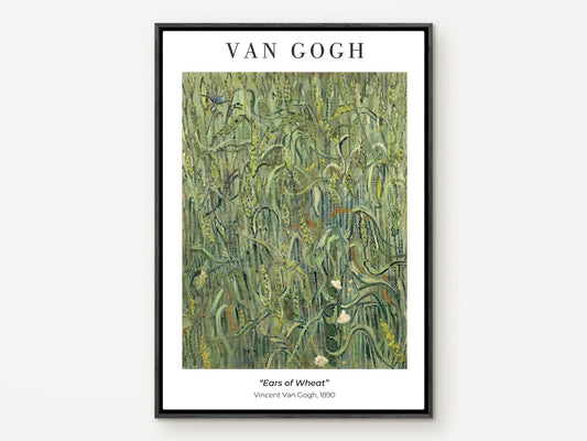 EasySuger Van Gogh Wall Art | Ears of Wheat | Framed Canvas Wall Art for living room and bedroom