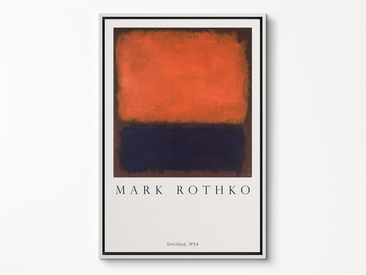 EasySuger Rothko Wall art, Untitled, Framed canvas wall art, Modern art for bedroom, living room and dining room (with hanging kit)