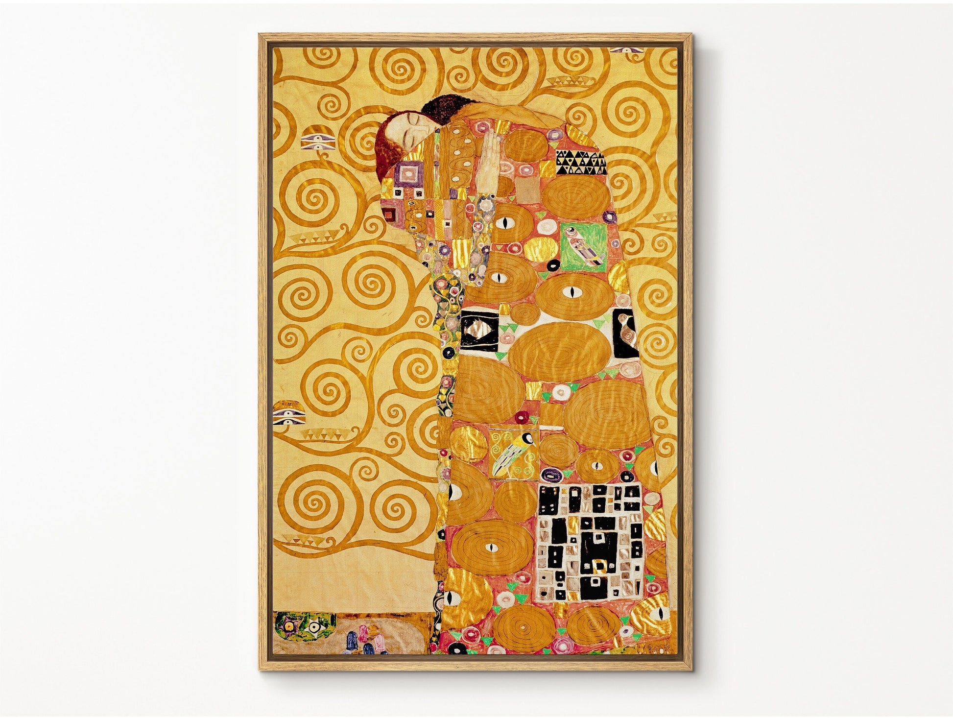 EasySuger The Tree of Life, Stoclet Frieze by Gustav Klimt | Framed Canvas Wall art