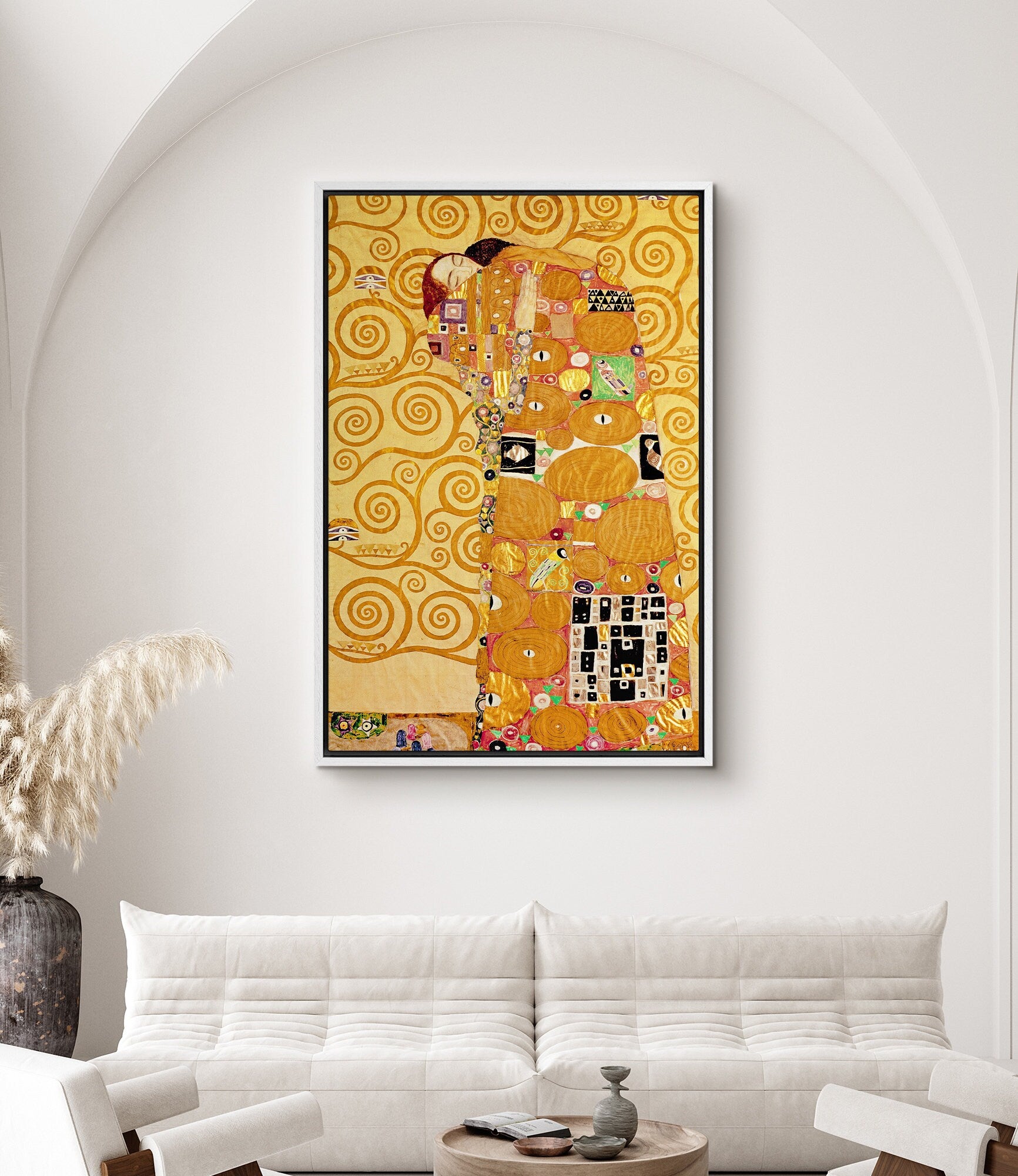 EasySuger The Tree of Life, Stoclet Frieze by Gustav Klimt | Framed Canvas Wall art