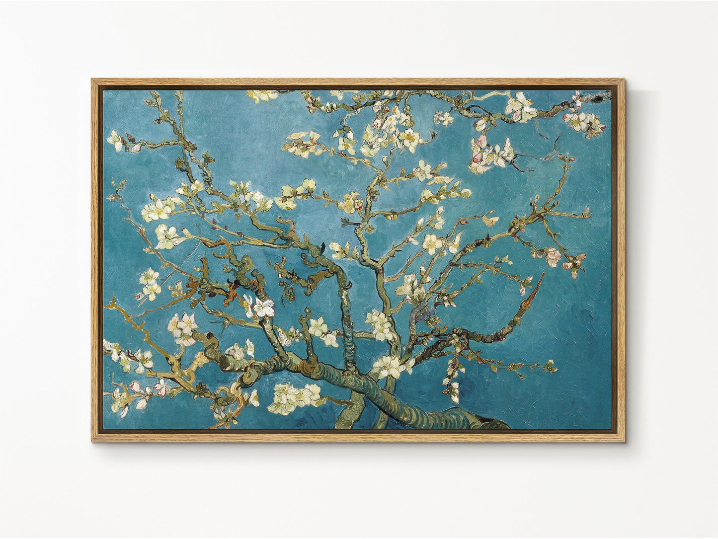 EasySuger Van Gogh Wall Art | Almond Blossoms | Framed Canvas Wall Art for living room and bedroom