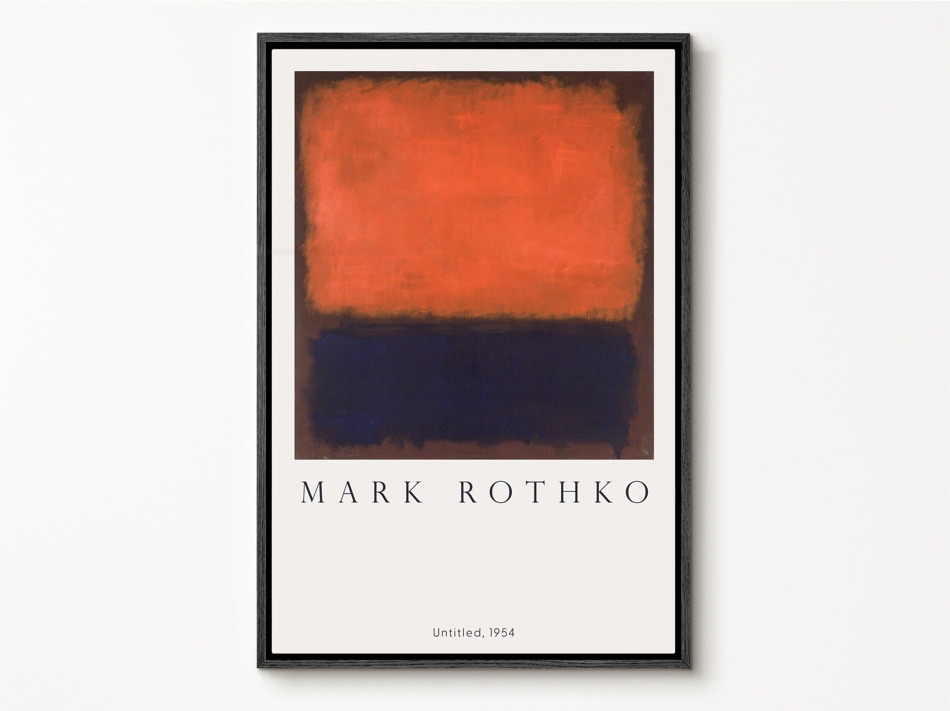 EasySuger Rothko Wall art, Untitled, Framed canvas wall art, Modern art for bedroom, living room and dining room (with hanging kit)