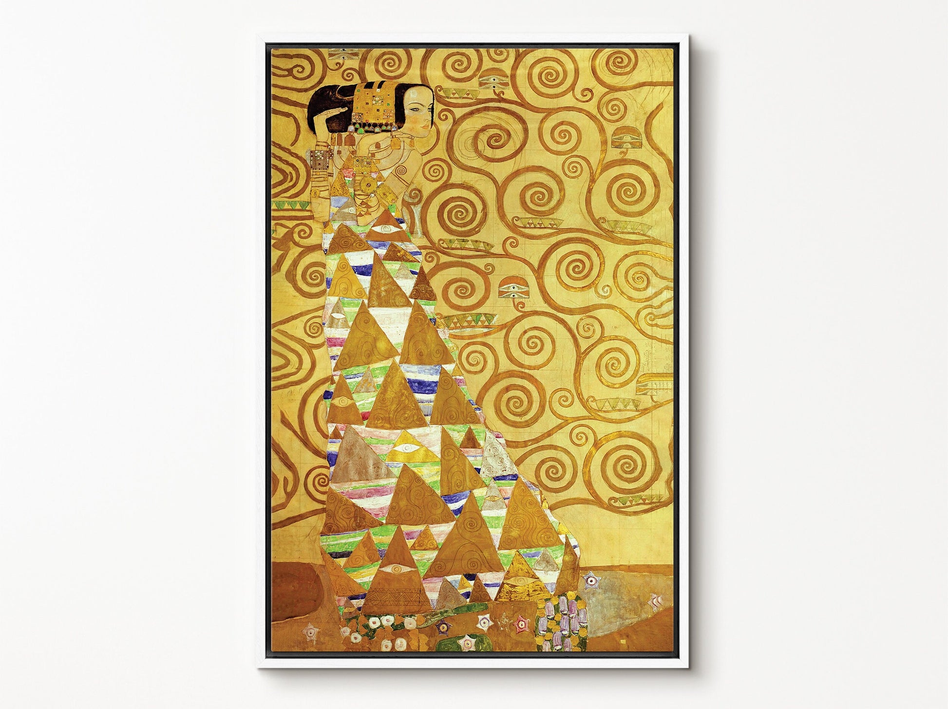 EasySuger The Tree of Life, Stoclet Frieze by Gustav Klimt | Framed Canvas Wall art