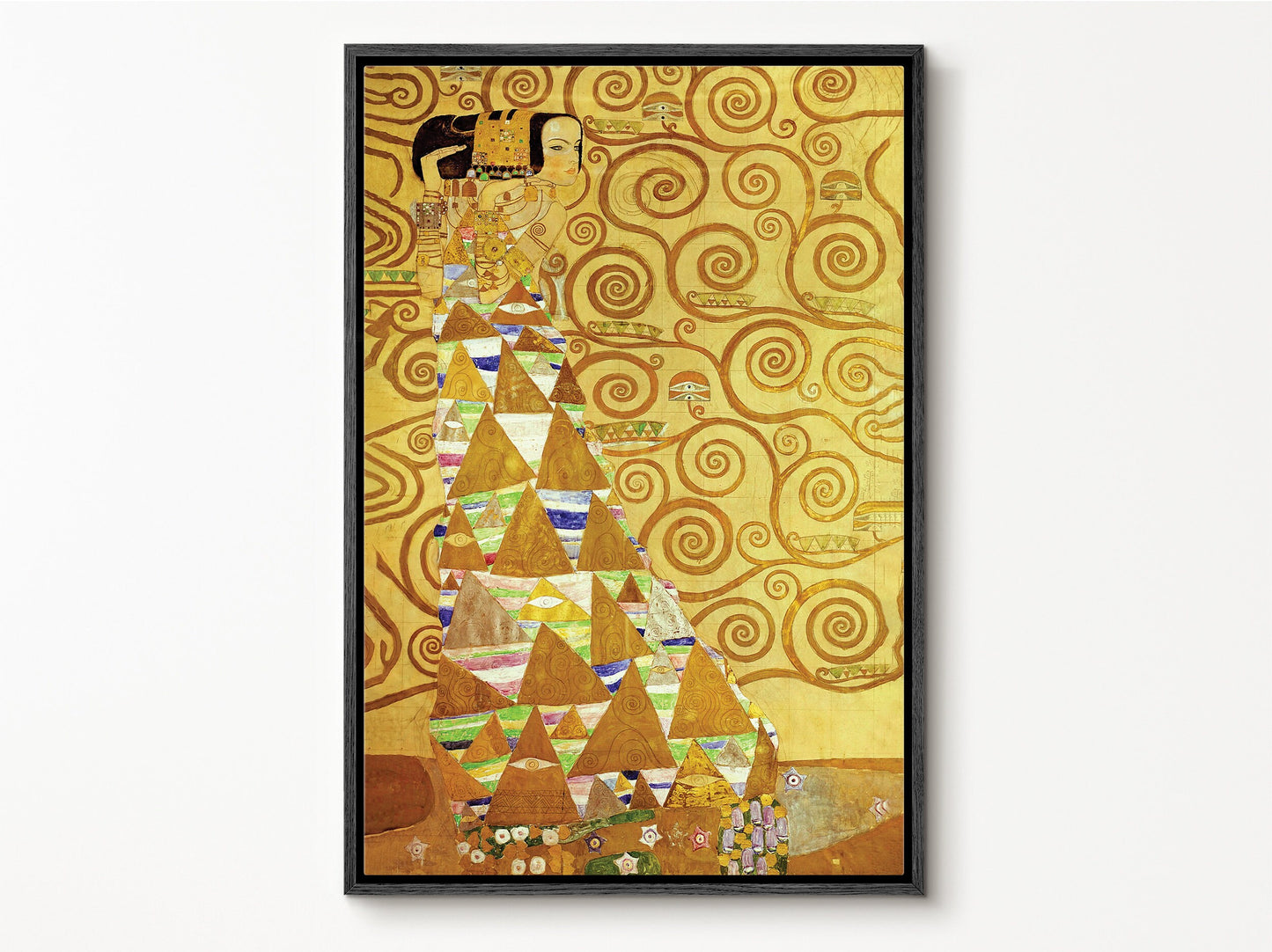 EasySuger The Tree of Life, Stoclet Frieze by Gustav Klimt | Framed Canvas Wall art