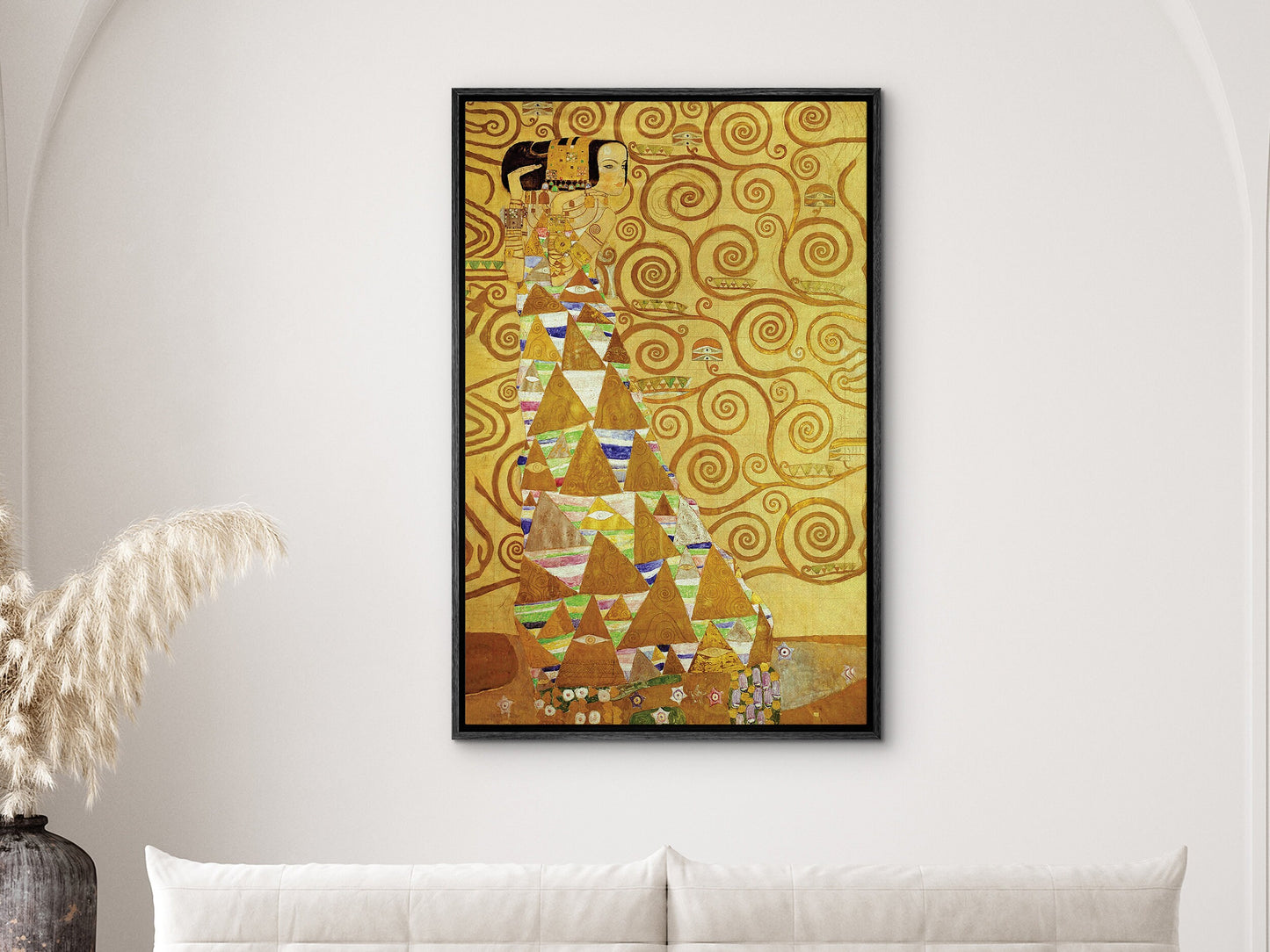 EasySuger The Tree of Life, Stoclet Frieze by Gustav Klimt | Framed Canvas Wall art