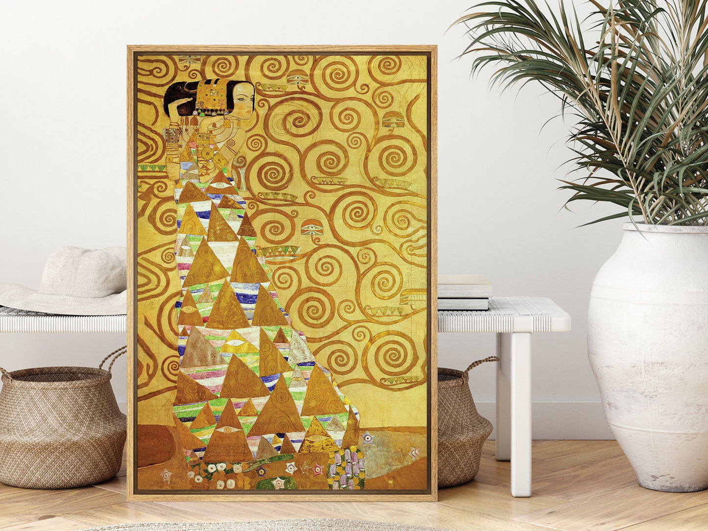 EasySuger The Tree of Life, Stoclet Frieze by Gustav Klimt | Framed Canvas Wall art