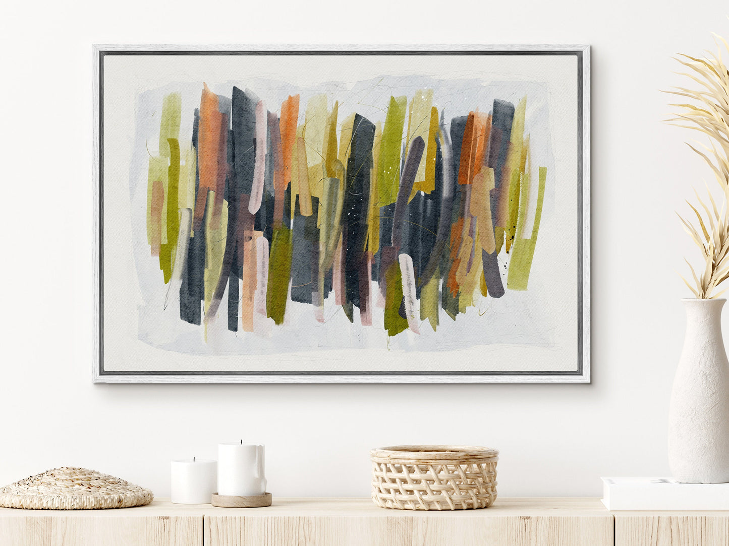 EasySuger Abstract framed Canvas Wall Art, Large Gallery Wall Art, Modern wall art for bedroom and living room