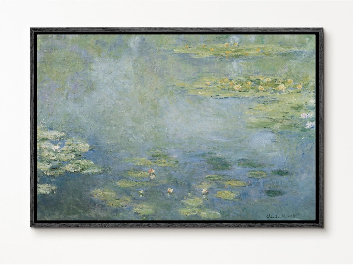 EasySuger Claude Monet Framed Canvas Print | Water Lilies, 1840-1926