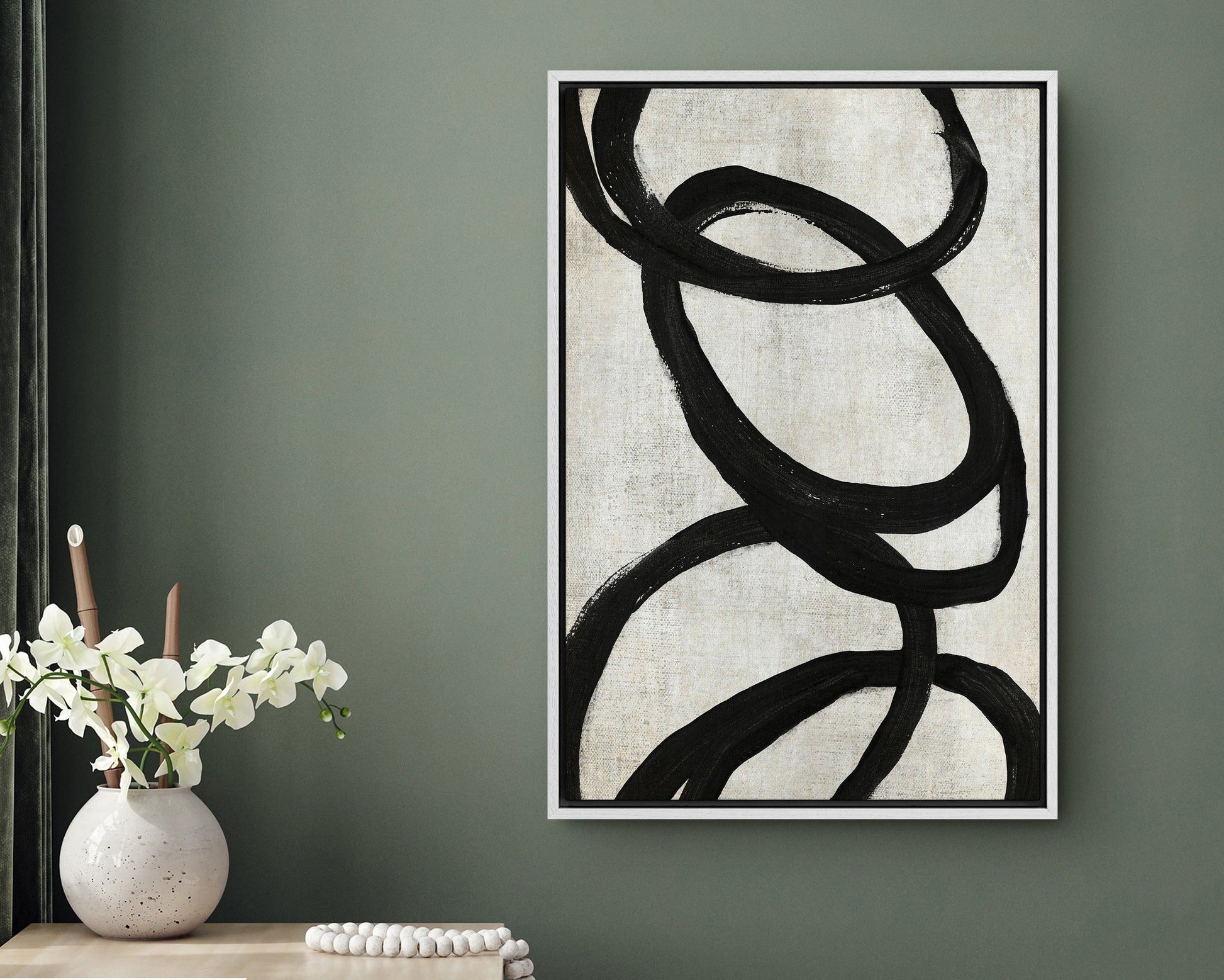 SouthandArt Abstract Canvas Print Wall art with Frame