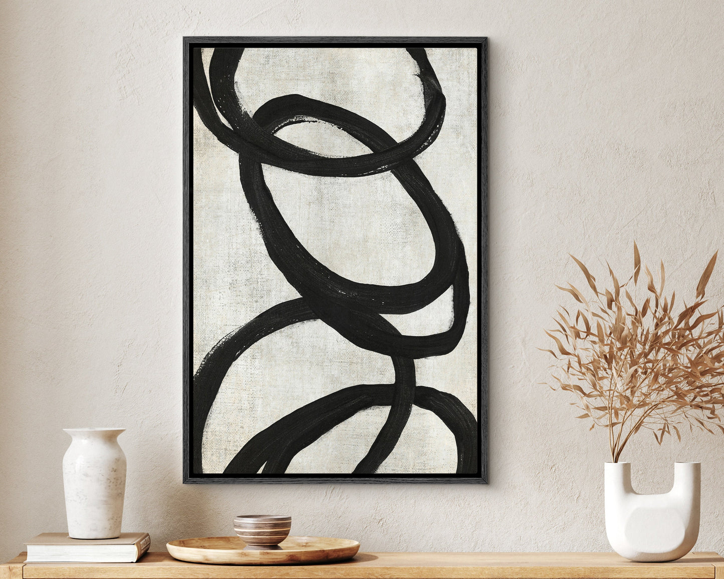 SouthandArt Abstract Canvas Print Wall art with Frame