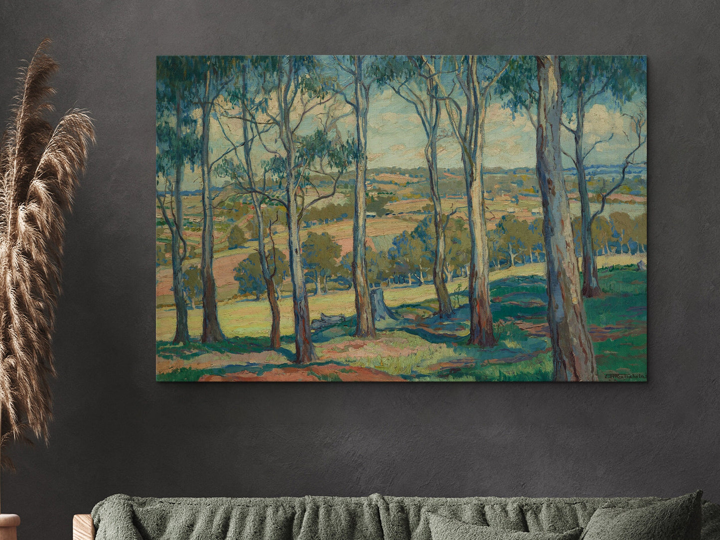 EasySuger Vintage Landscape Wall art | Print on Framed Canvas