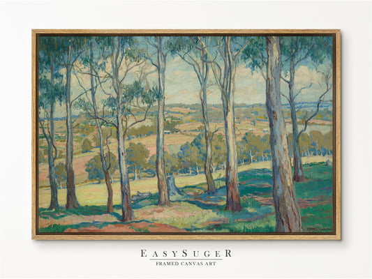 EasySuger Vintage Landscape Wall art | Print on Framed Canvas