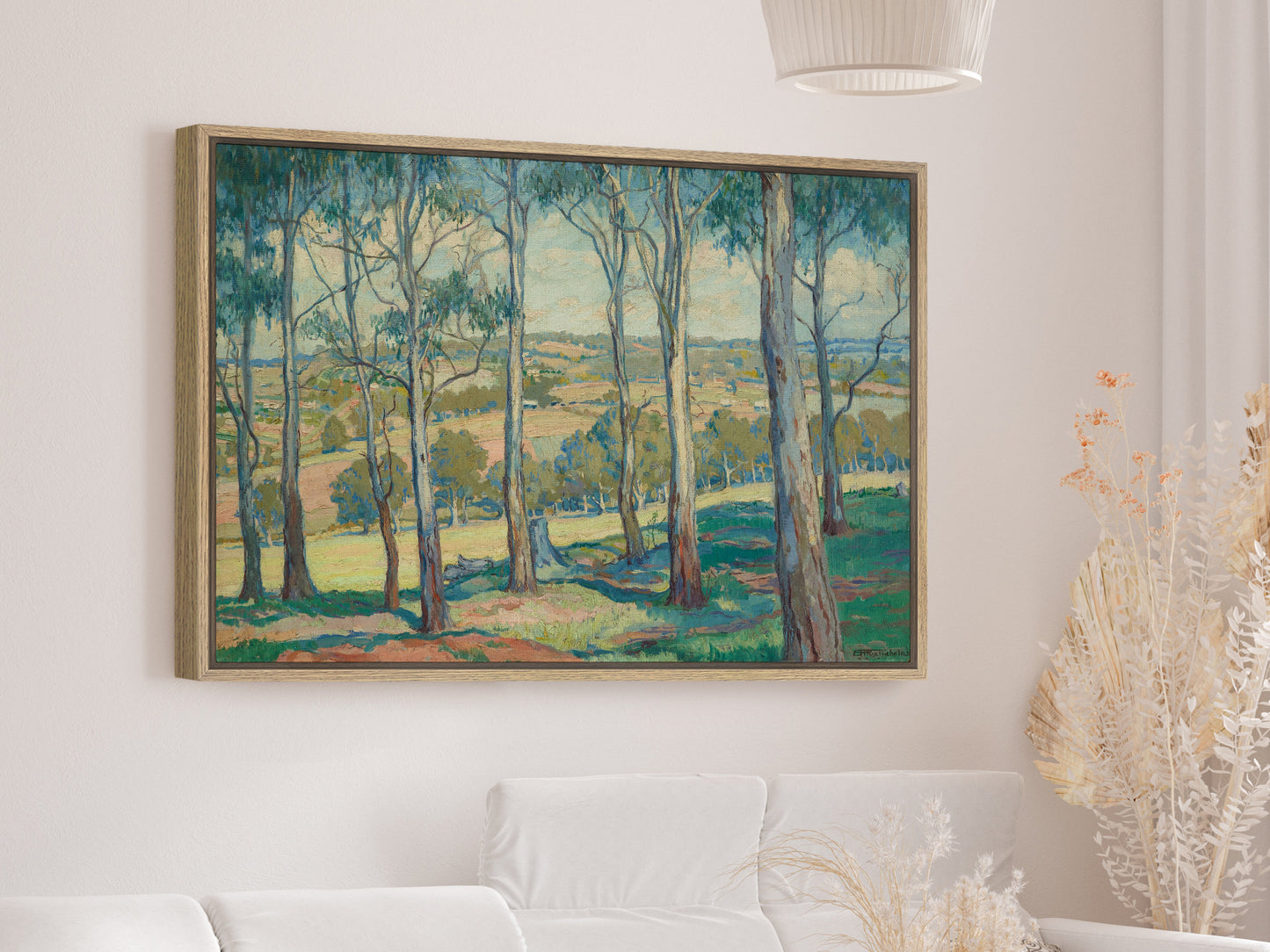 EasySuger Vintage Landscape Wall art | Print on Framed Canvas