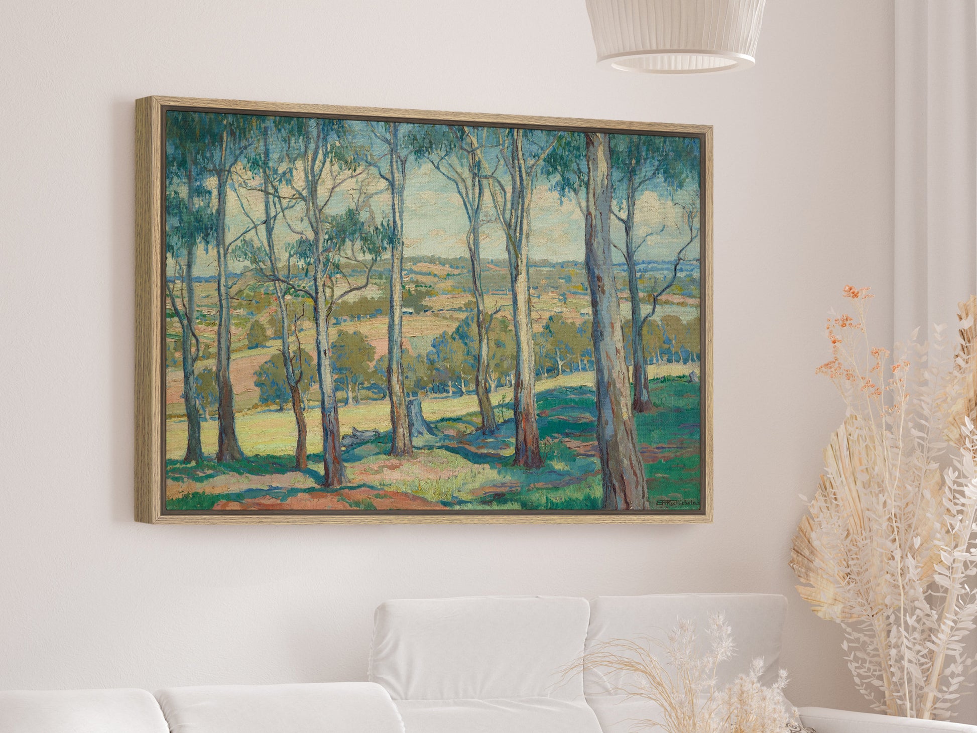 EasySuger Vintage Landscape Wall art | Print on Framed Canvas