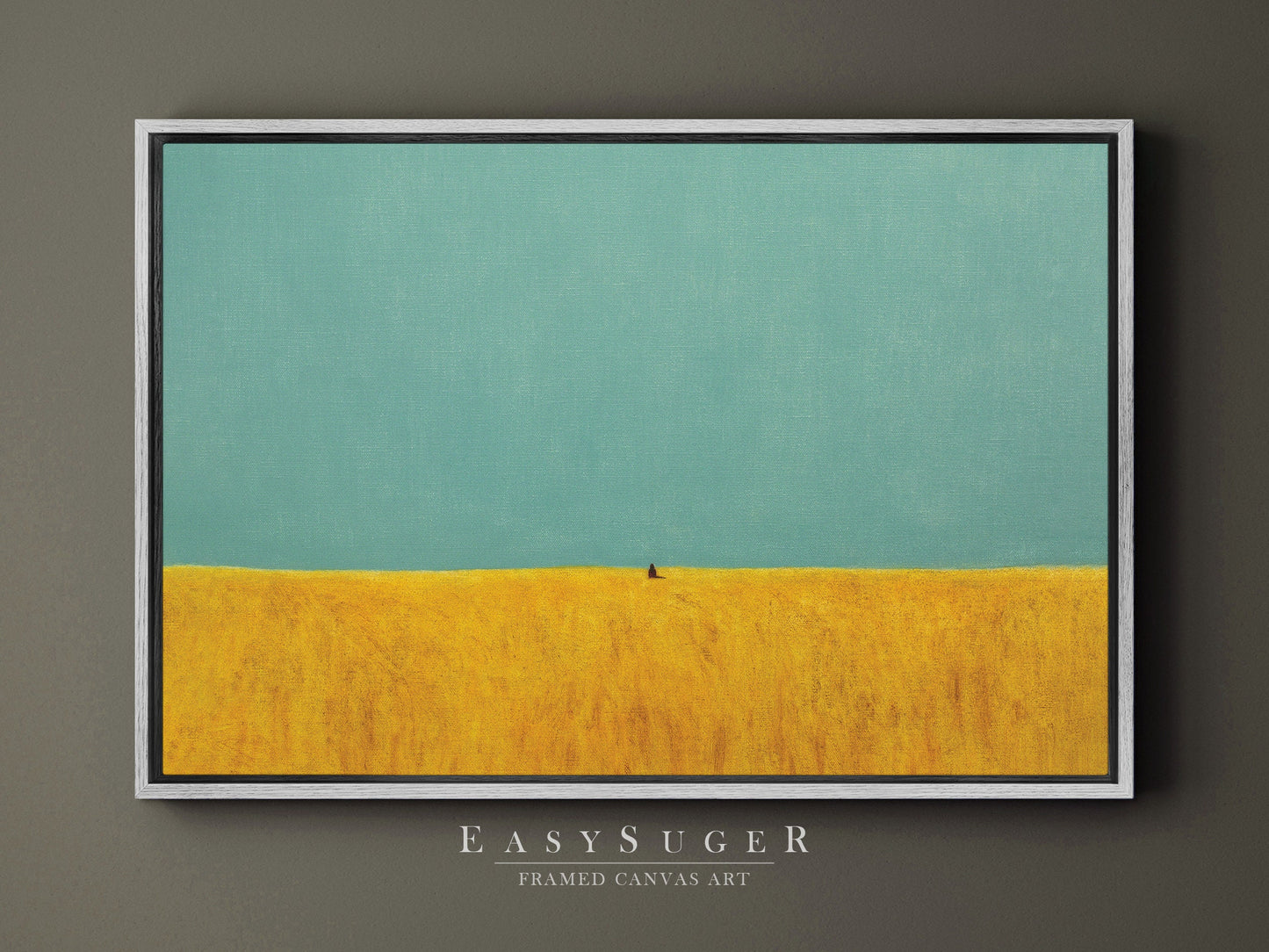 EasySuger Minimalist Landscape Wall Art, Nature Framed Large Gallery Art, Minimalist Art with hanging kit MI-12