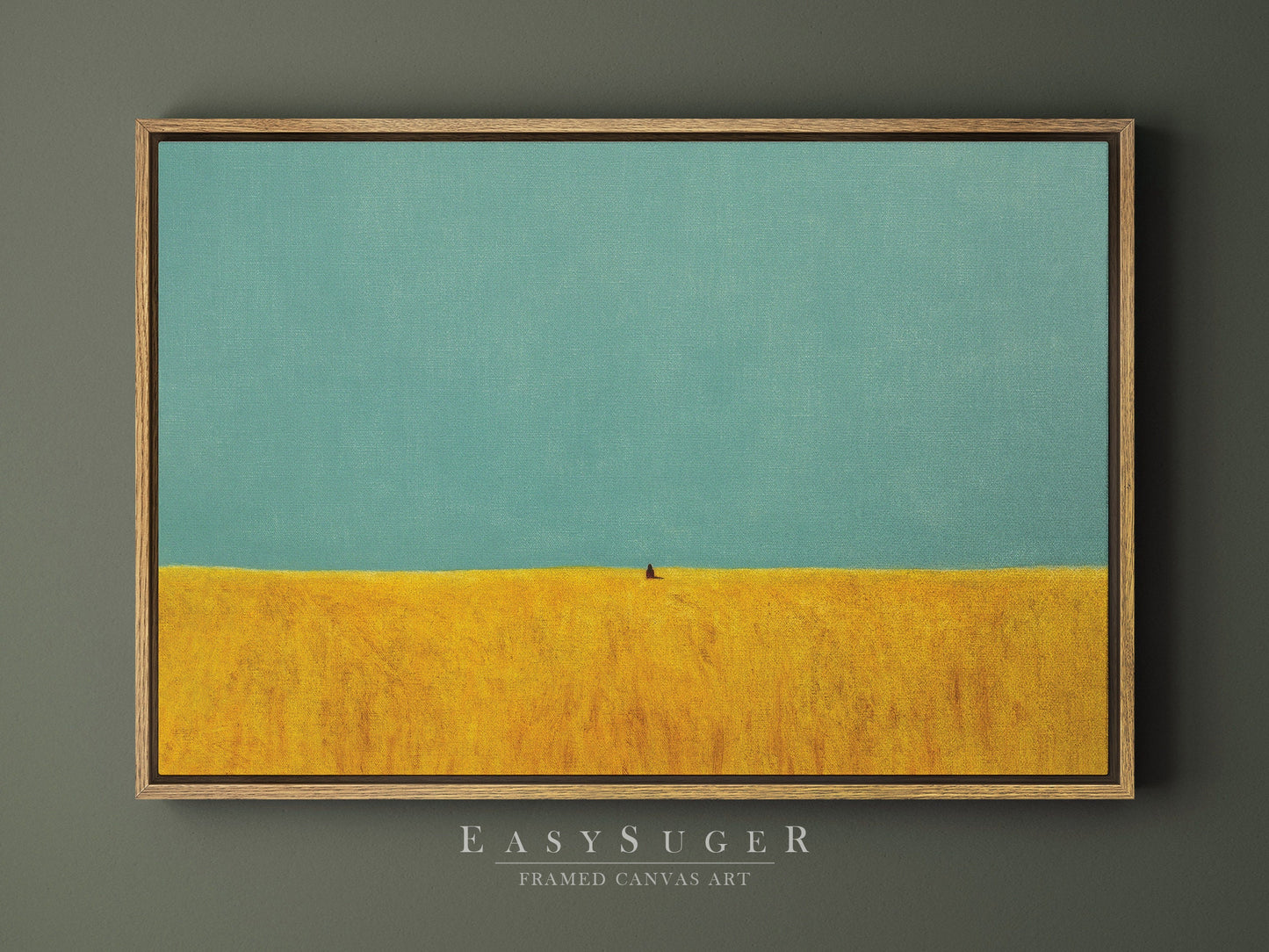 EasySuger Minimalist Landscape Wall Art, Nature Framed Large Gallery Art, Minimalist Art with hanging kit MI-12