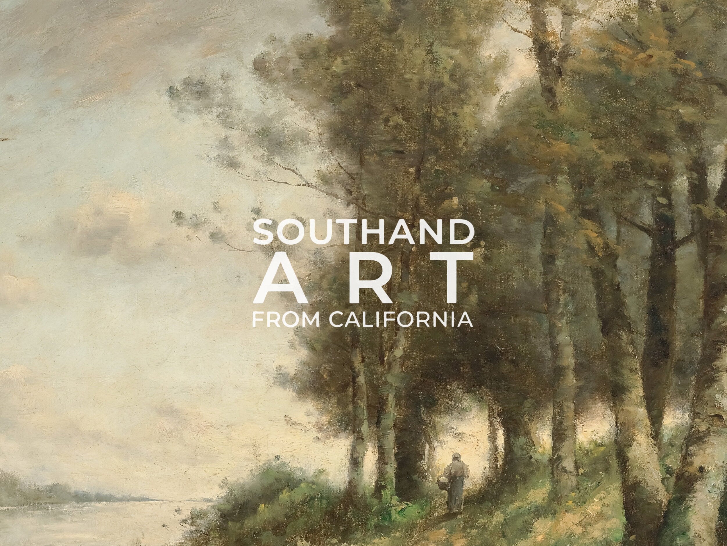 SouthandArt Vintage Landscape Sketch Art outlet Print, Nature Framed Large Gallery Art, Minimalist Art Ready to Hang (with hanging kit)