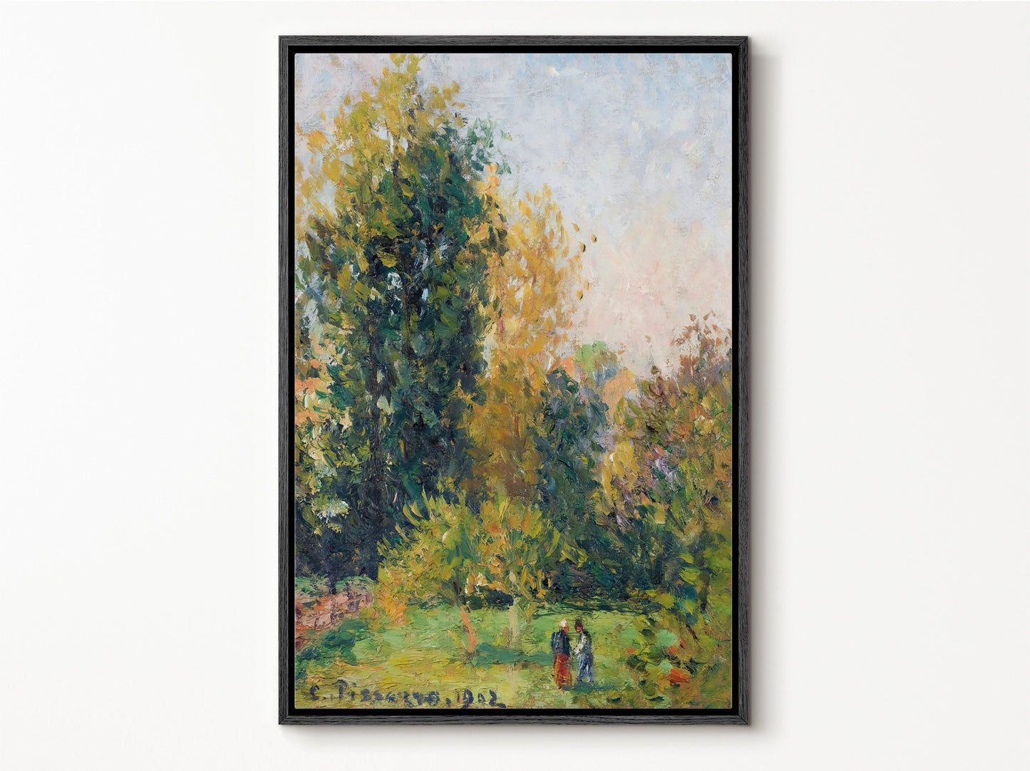 SouthandArt Impressionist Wall Art Framed Print, Framed Large Gallery Art, Minimalist Art Ready to Hang (with hanging kit)