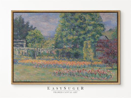 EasySuger Claude Monet Framed Print | Framed Canvas Wall Art with hanging kit