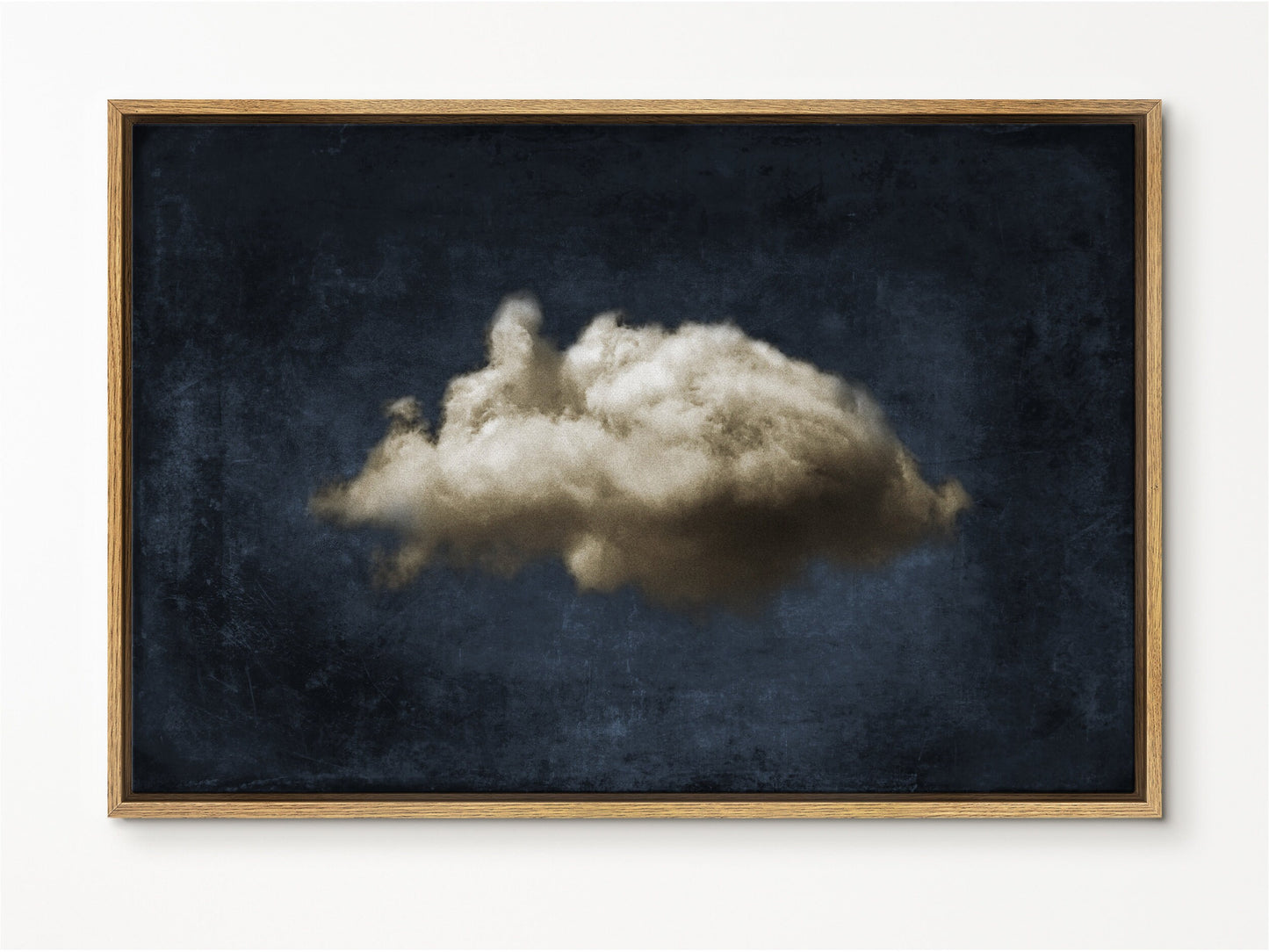 SouthandArt Abstract Clouds Wall art, Framed Canvas Art print with hanging kit CL-34