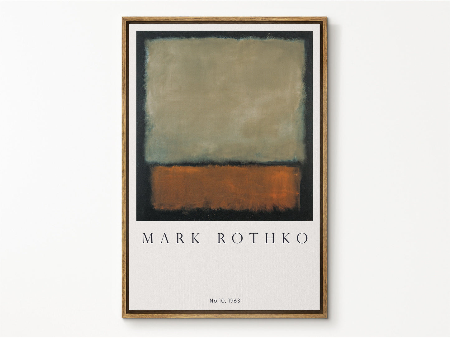 EasySuger Rothko Wall art, NO.10, Framed canvas wall art, Modern art for bedroom, living room and dining room (with hanging kit)