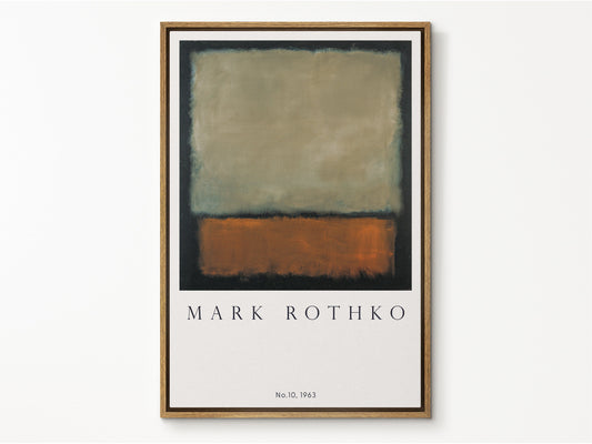 EasySuger Rothko Wall art, NO.10, Framed canvas wall art, Modern art for bedroom, living room and dining room (with hanging kit)