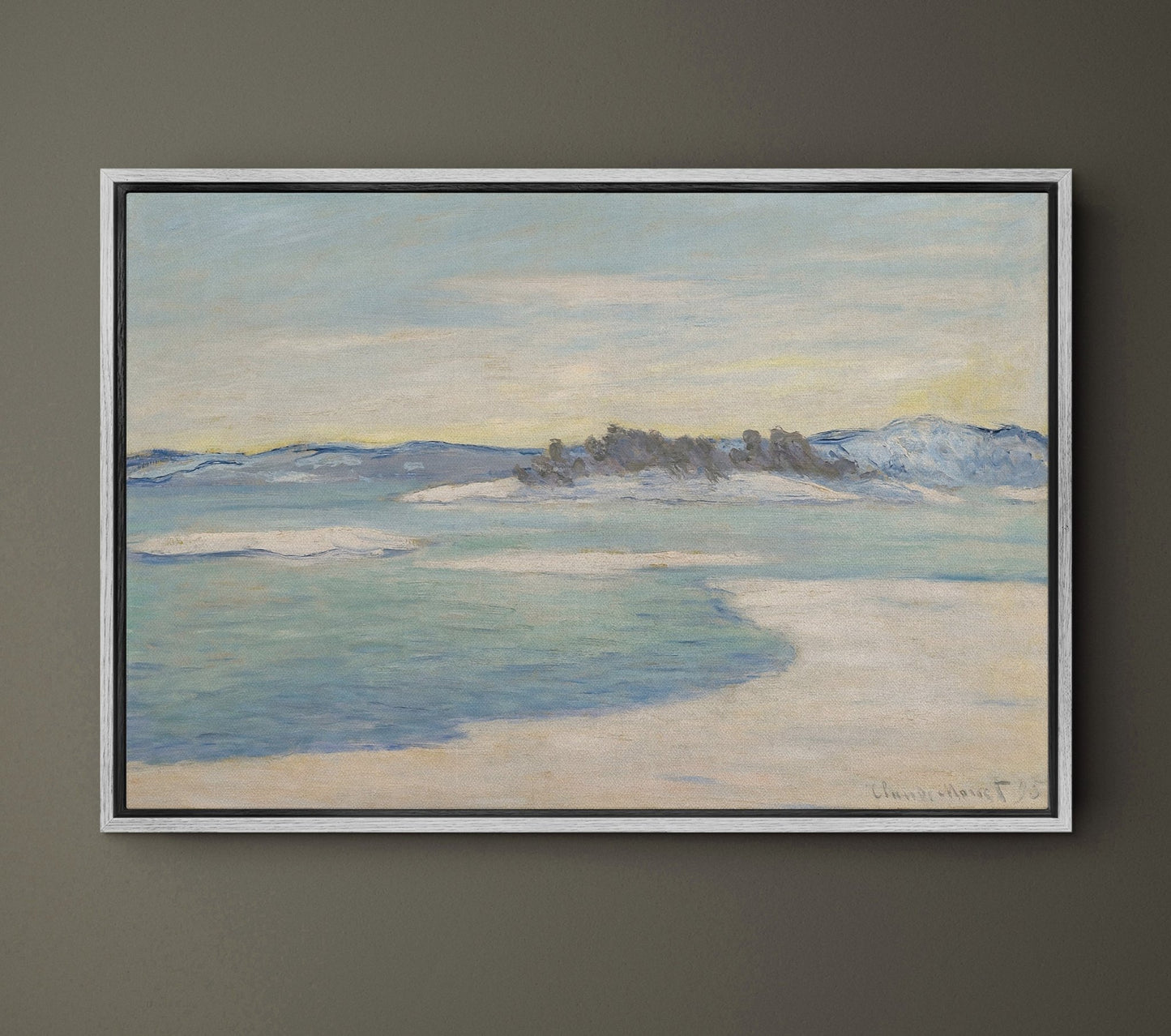 Impression Lake II - EasySugerImpression Lake IIFramed Canvas PrintsEasySugerEasySugerImpression Lake II24x16Light