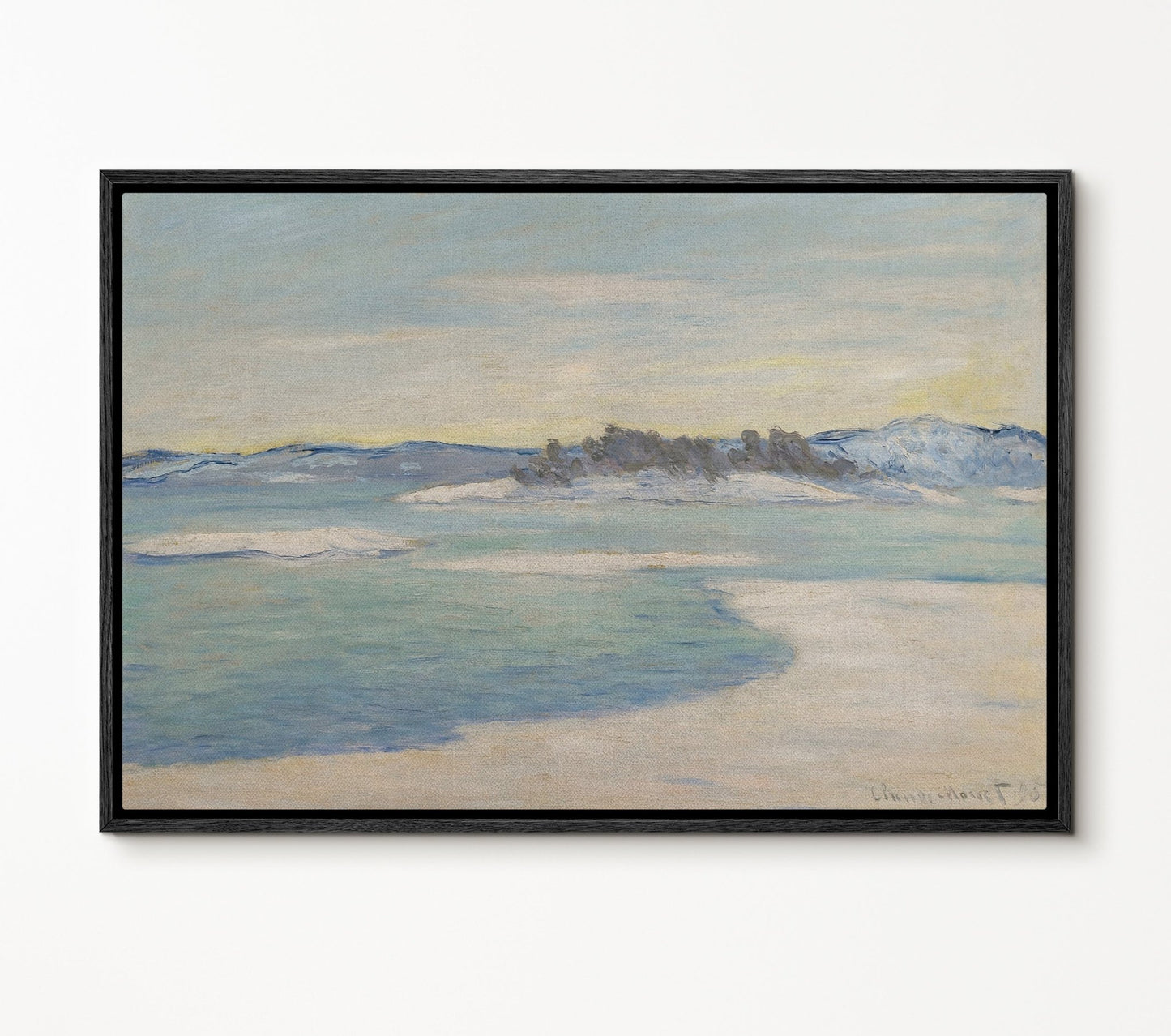 Impression Lake II - EasySugerImpression Lake IIFramed Canvas PrintsEasySugerEasySugerImpression Lake II24x16Black