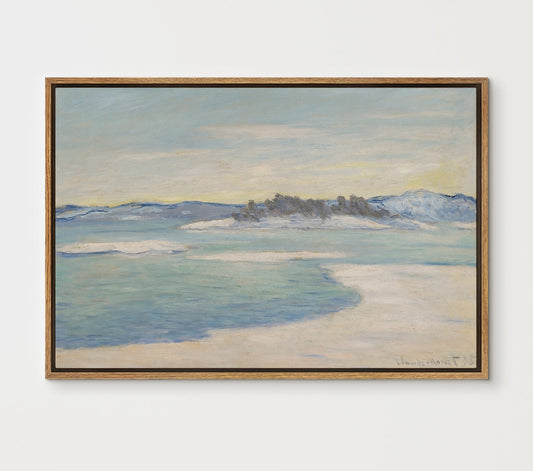 Impression Lake II - EasySugerImpression Lake IIFramed Canvas PrintsEasySugerEasySugerImpression Lake II24x16Natural