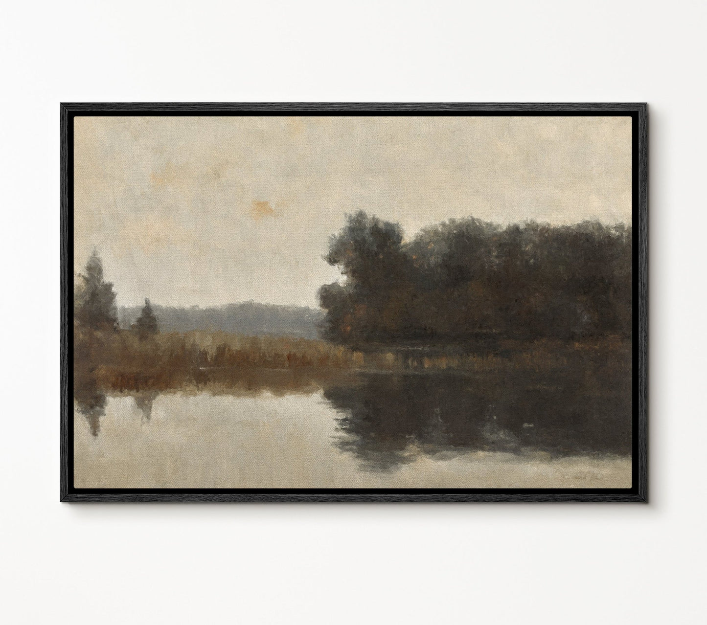 Lakeside - EasySugerLakesideFramed Canvas PrintsEasySugerEasySugerLakeside24x16Black