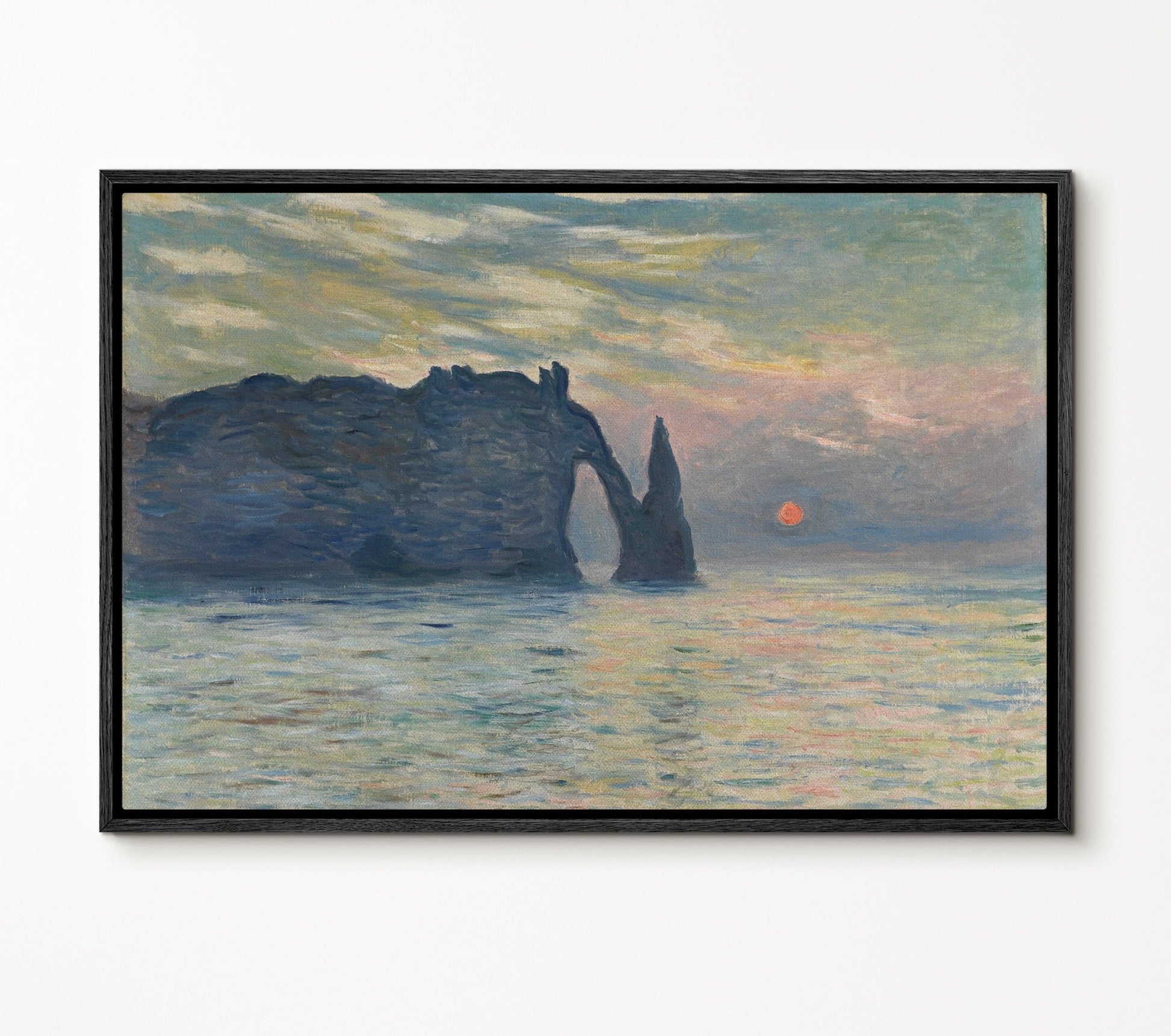 Le Matin, temps brumeux, Pourville - EasySugerLe Matin, temps brumeux, PourvilleFramed Canvas PrintsEasySugerEasySugerLe Matin, temps brumeux, Pourville24x16Black