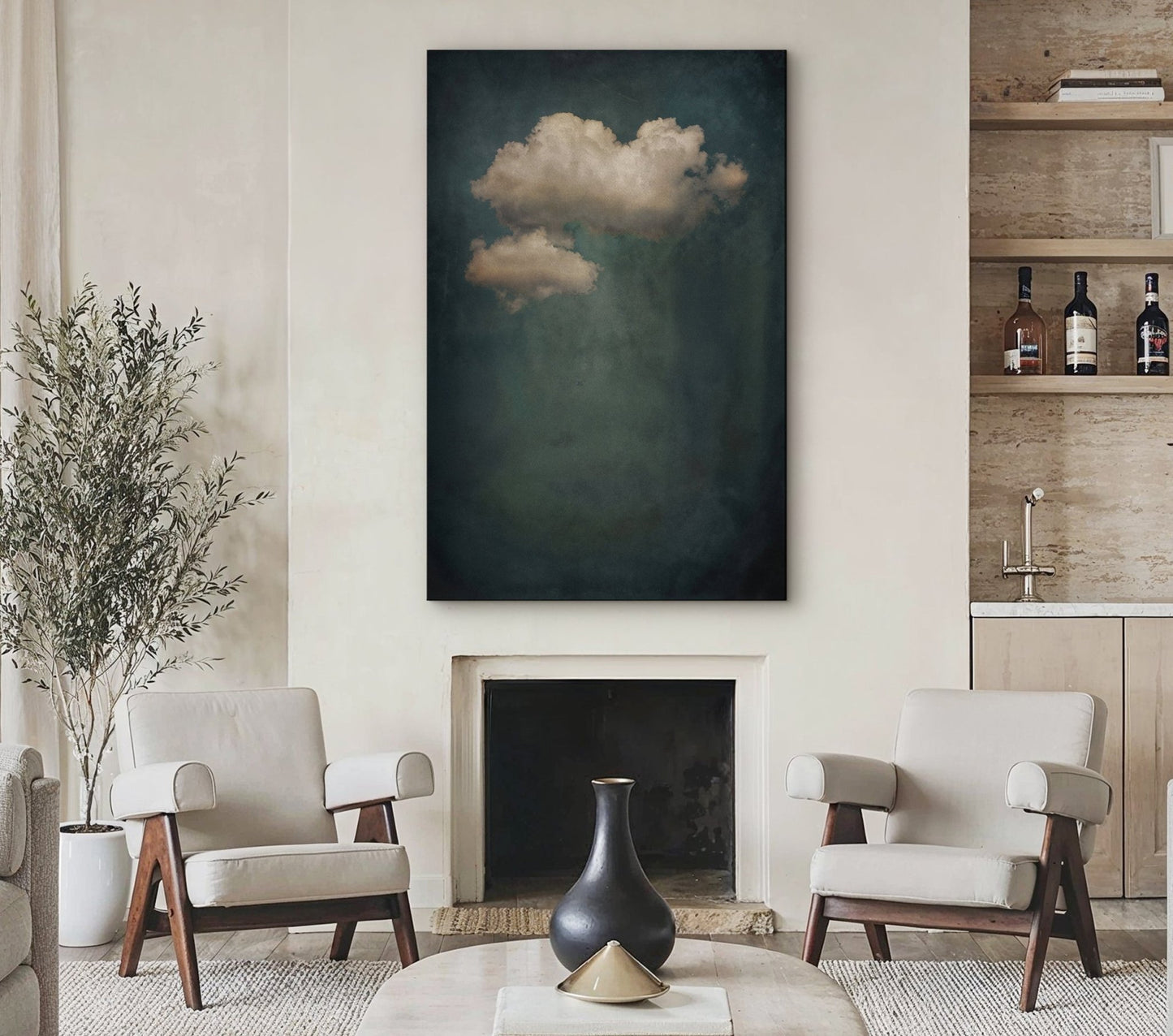 Moody Clouds | Premuim Framed Canvas Print | CL45 - EasySugerMoody Clouds | Premuim Framed Canvas Print | CL45Framed Canvas PrintsEasySugerEasySugerMoody Clouds | Premuim Framed Canvas Print | CL4516x24Walnut