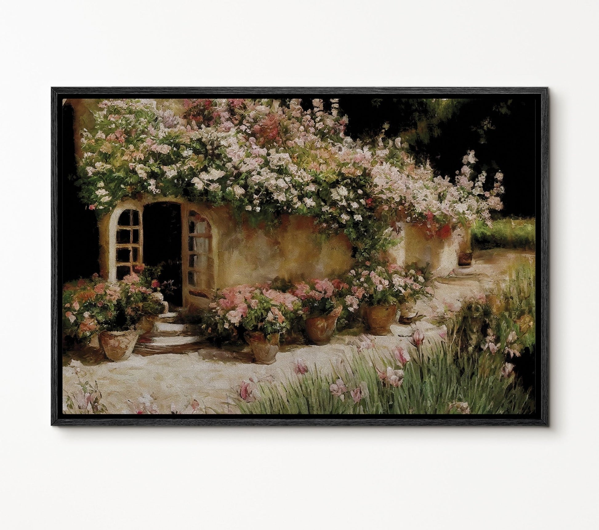 Nordic Flowers Garden - EasySugerNordic Flowers GardenFramed Canvas PrintsEasySugerEasySugerNordic Flowers Garden24x16Black