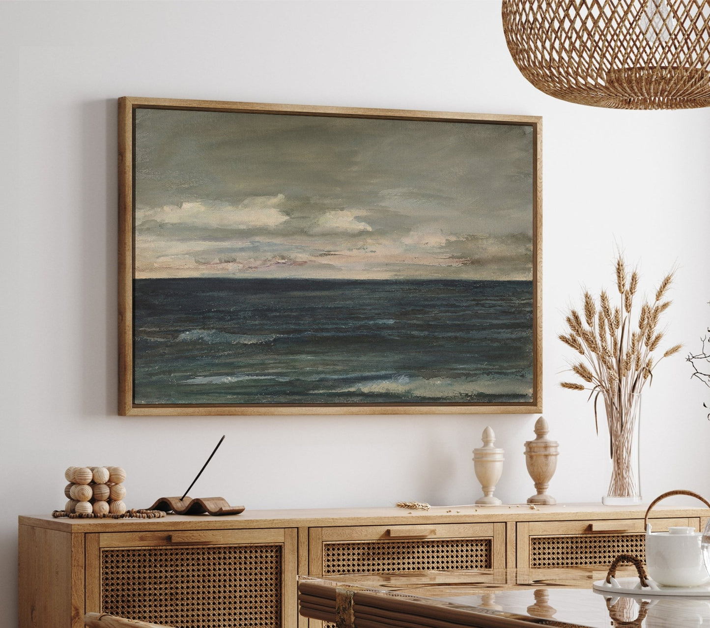 Ocean - EasySugerOceanFramed Canvas PrintsEasySugerEasySugerOcean24x16Natural