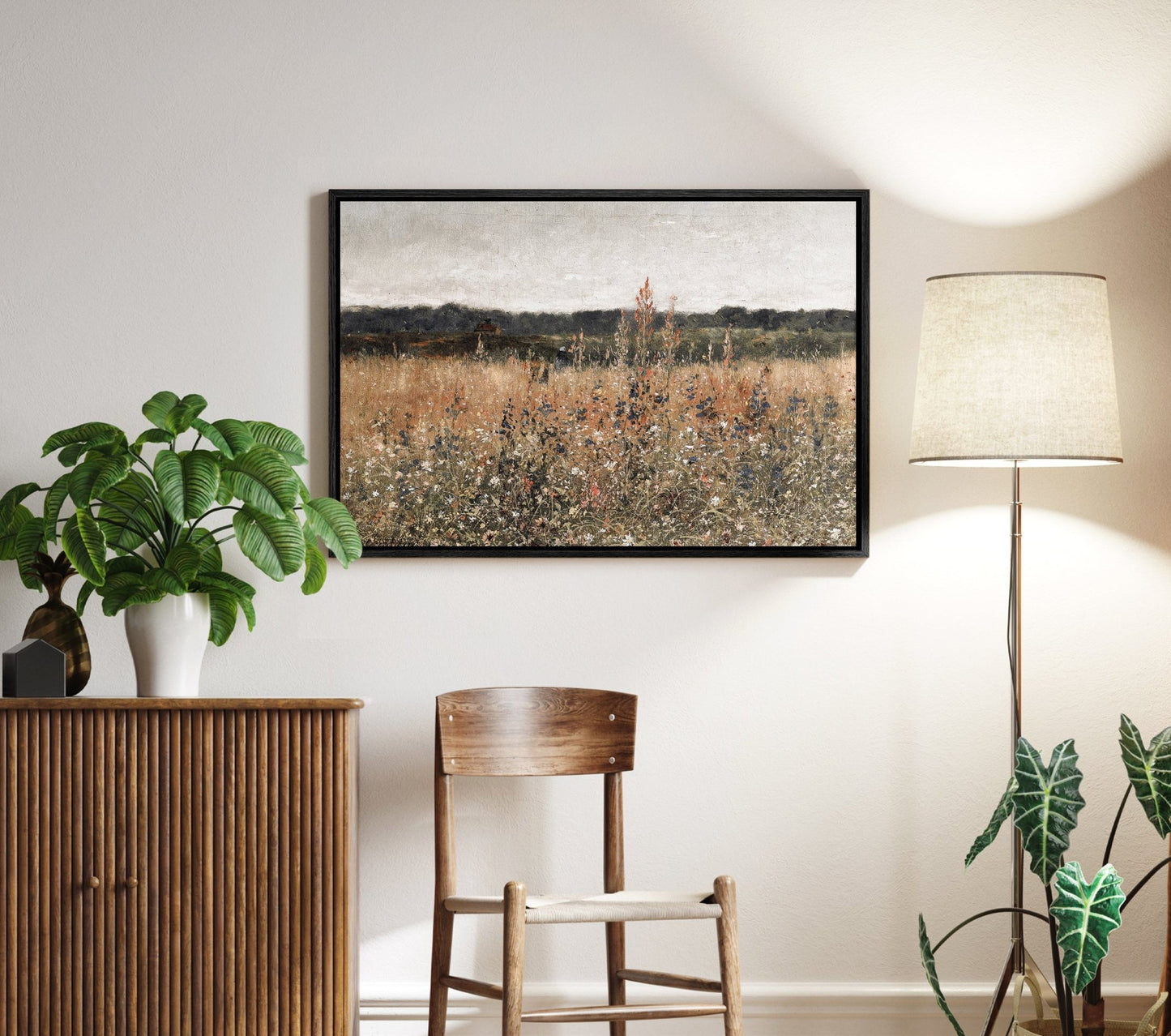 Oil Painting Wildflowers field | VT50 - EasySugerOil Painting Wildflowers field | VT50Framed Canvas PrintsEasySugerEasySugerOil Painting Wildflowers field | VT5024x16Light