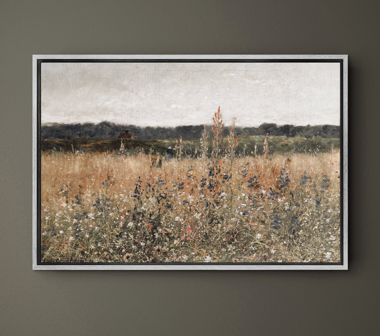 Oil Painting Wildflowers field | VT50 - EasySugerOil Painting Wildflowers field | VT50Framed Canvas PrintsEasySugerEasySugerOil Painting Wildflowers field | VT5024x16Light