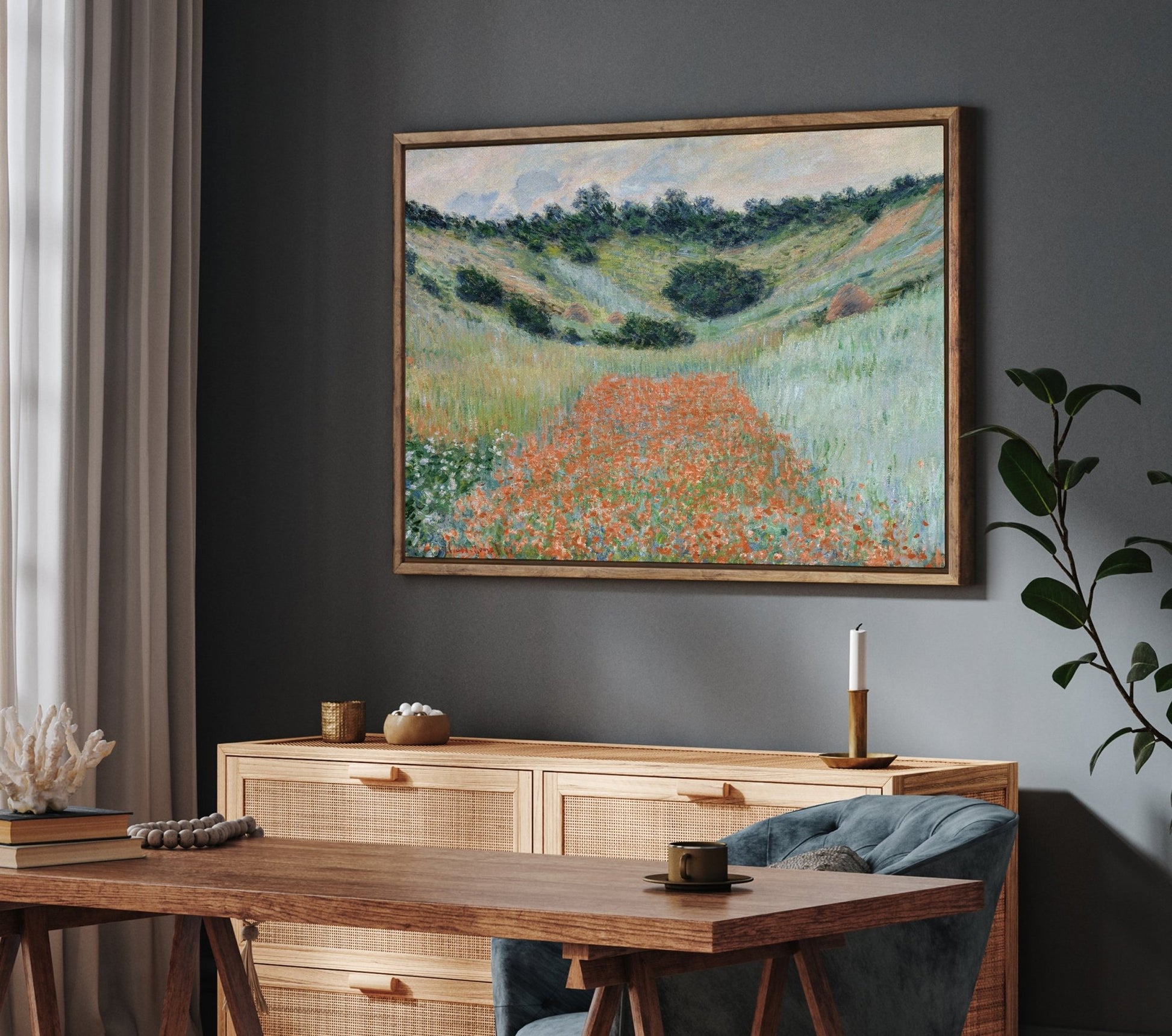 Poppy Field in a Hollow near Giverny 1885 - EasySugerPoppy Field in a Hollow near Giverny 1885Framed Canvas PrintsEasySugerEasySugerPoppy Field in a Hollow near Giverny 188524x16Walnut