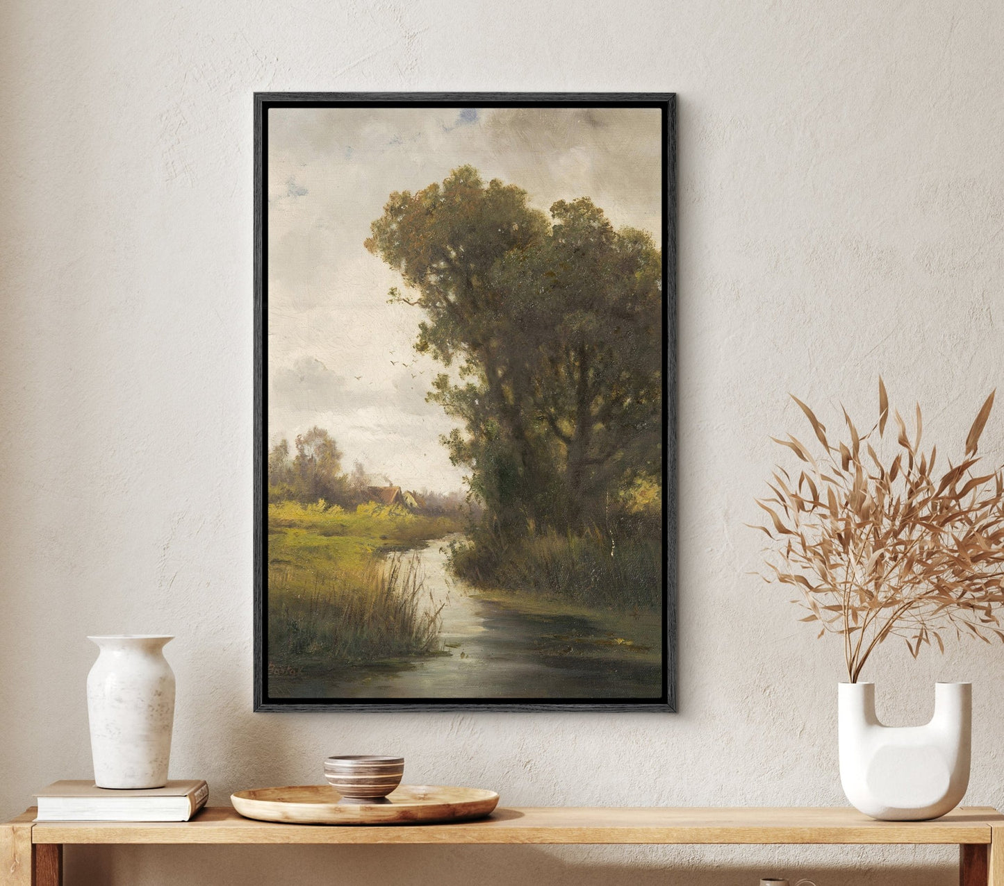 Riverside V - EasySugerRiverside VFramed Canvas PrintsEasySugerEasySugerRiverside V16x24Walnut