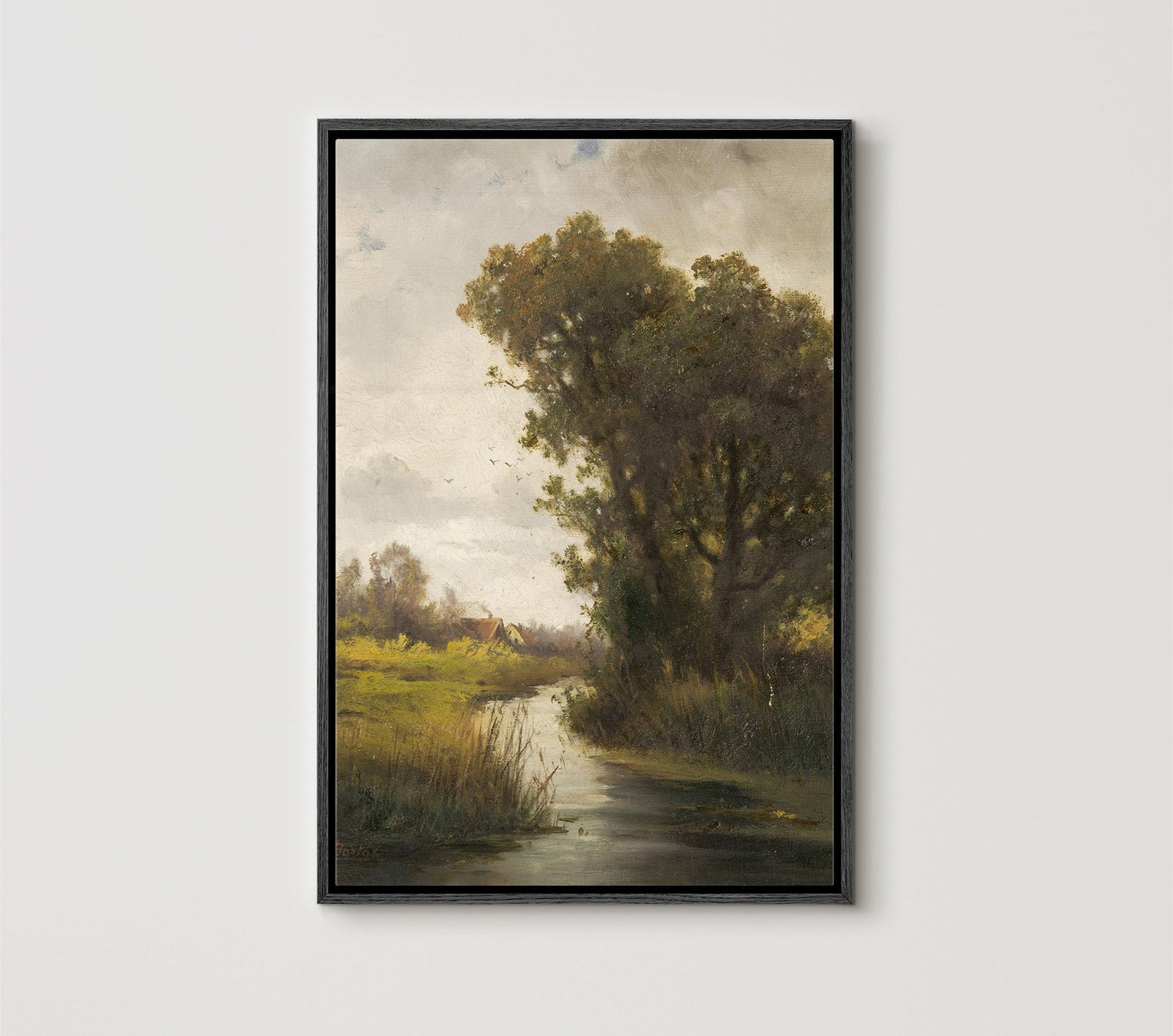 Riverside V - EasySugerRiverside VFramed Canvas PrintsEasySugerEasySugerRiverside V16x24Walnut