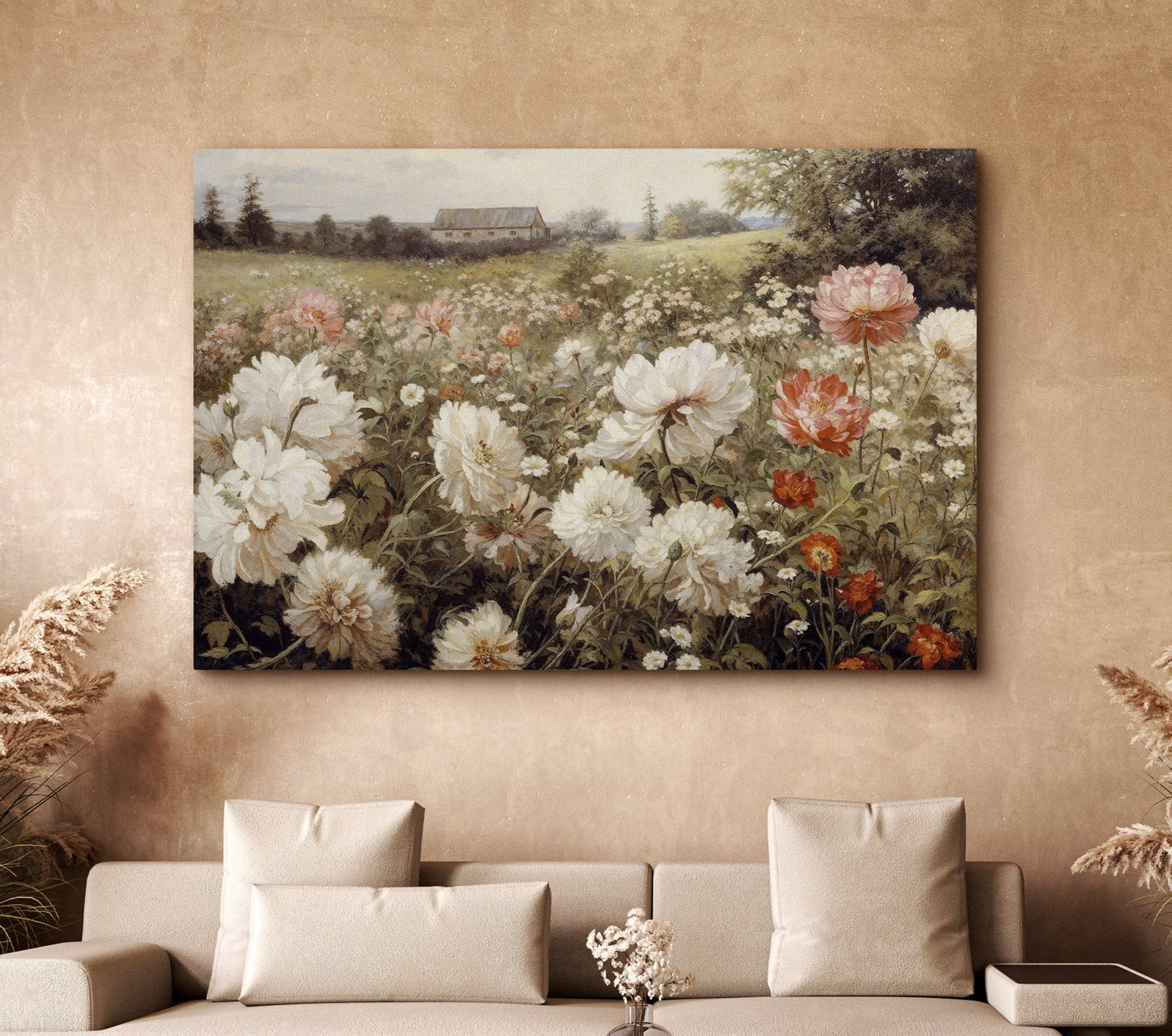 Rustic Bucolic Blossoms Flower Garden - EasySugerRustic Bucolic Blossoms Flower GardenFramed Canvas PrintsEasySugerEasySugerRustic Bucolic Blossoms Flower Garden24x16Premuim Gallery Wrap